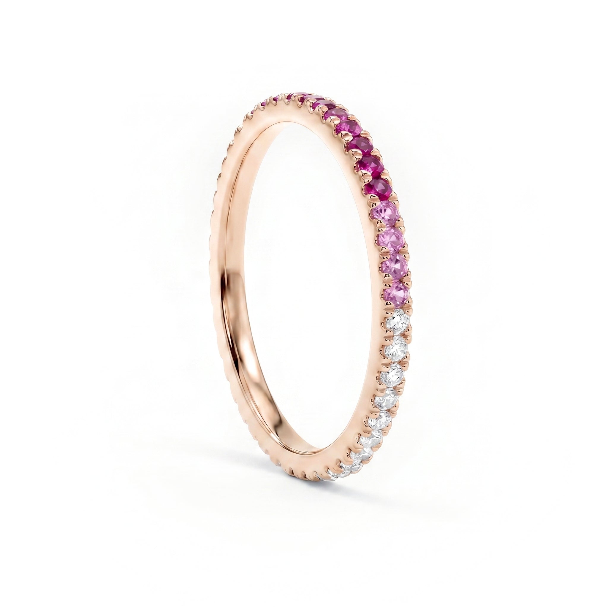 UNDECIDED PETIT ROSE ETERNITY RING