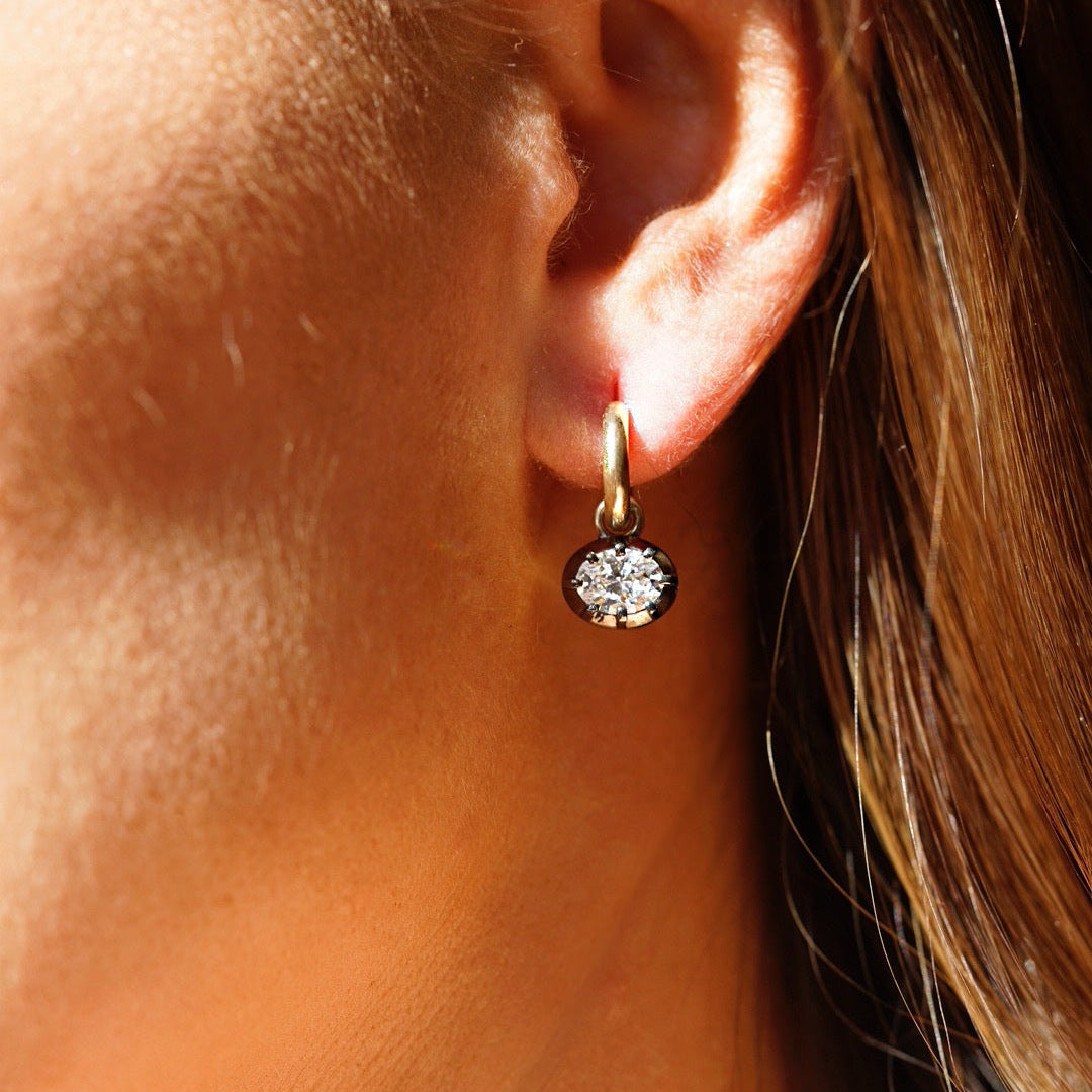 BIANCA OVAL EARRINGS