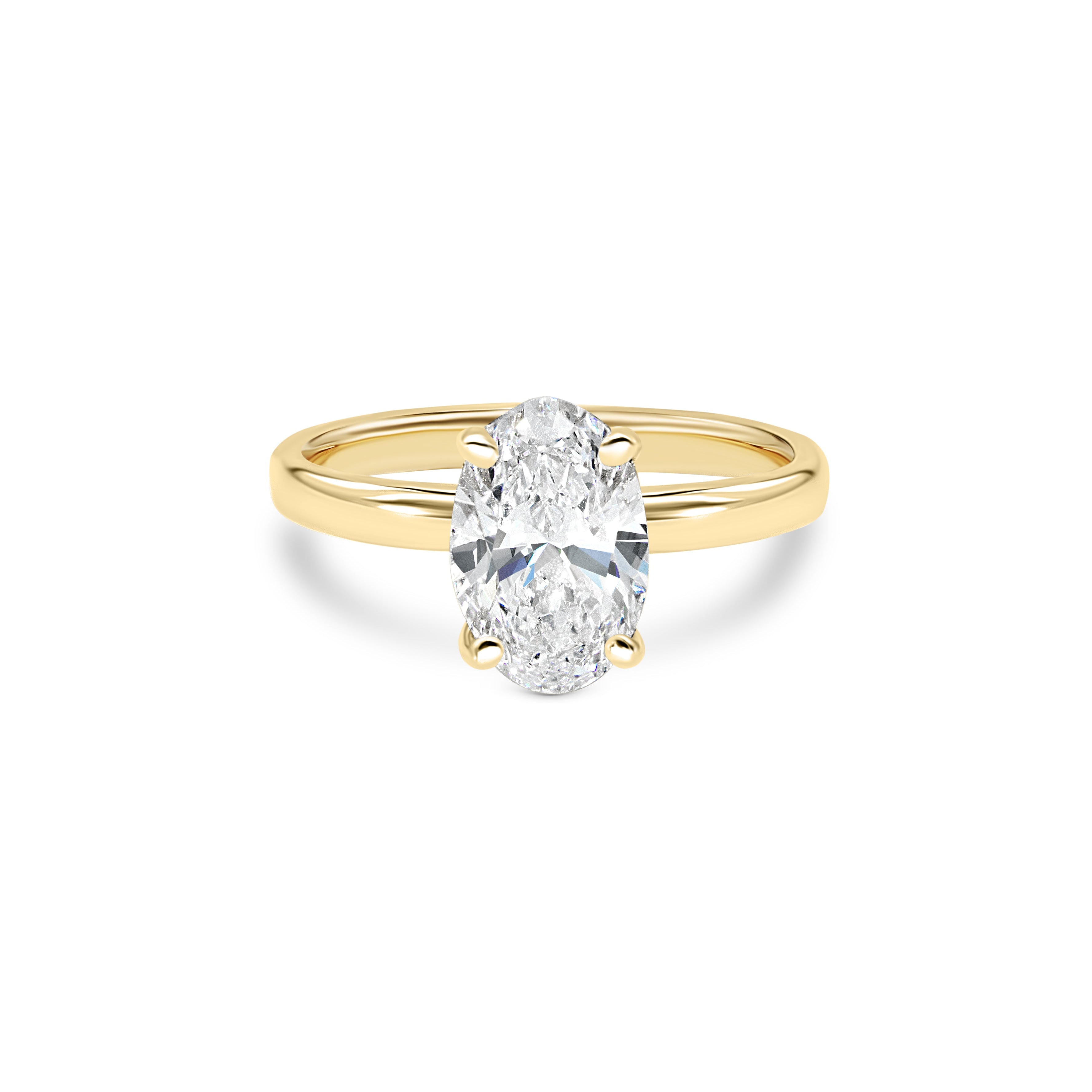 OVAL ENGAGEMENT RING