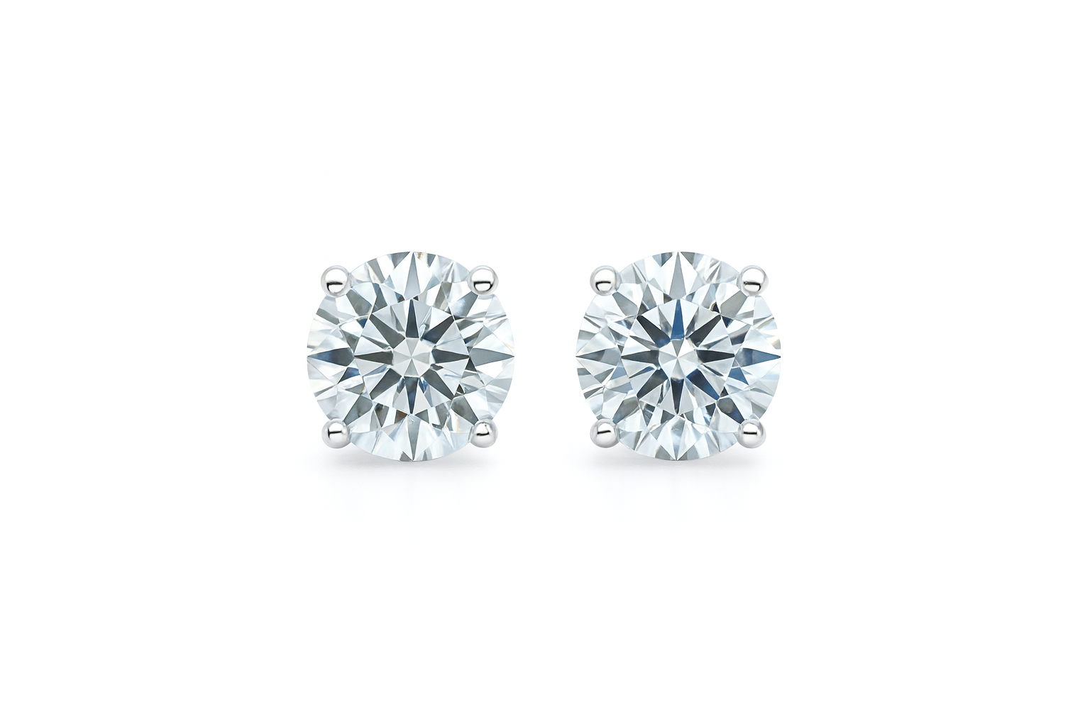2.1ct ROUND STUD