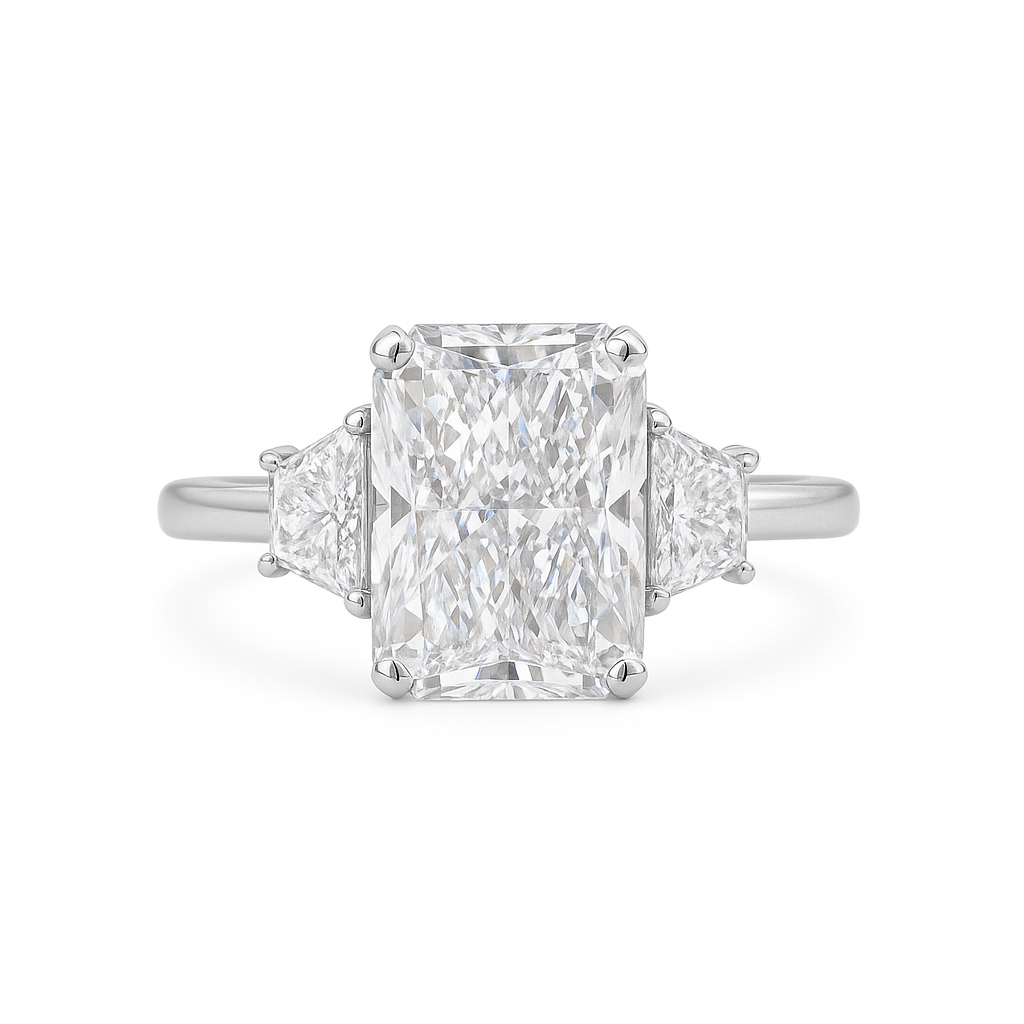 TRIO RADIANT ENGAGEMENT RING