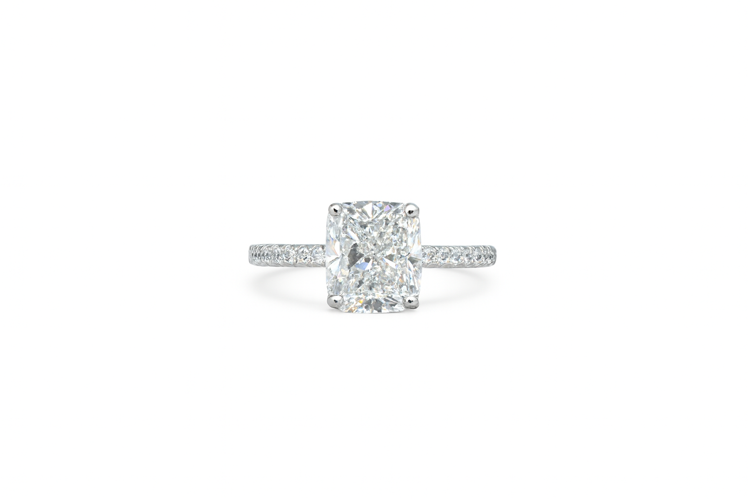 CUSHION ENGAGEMENT RING