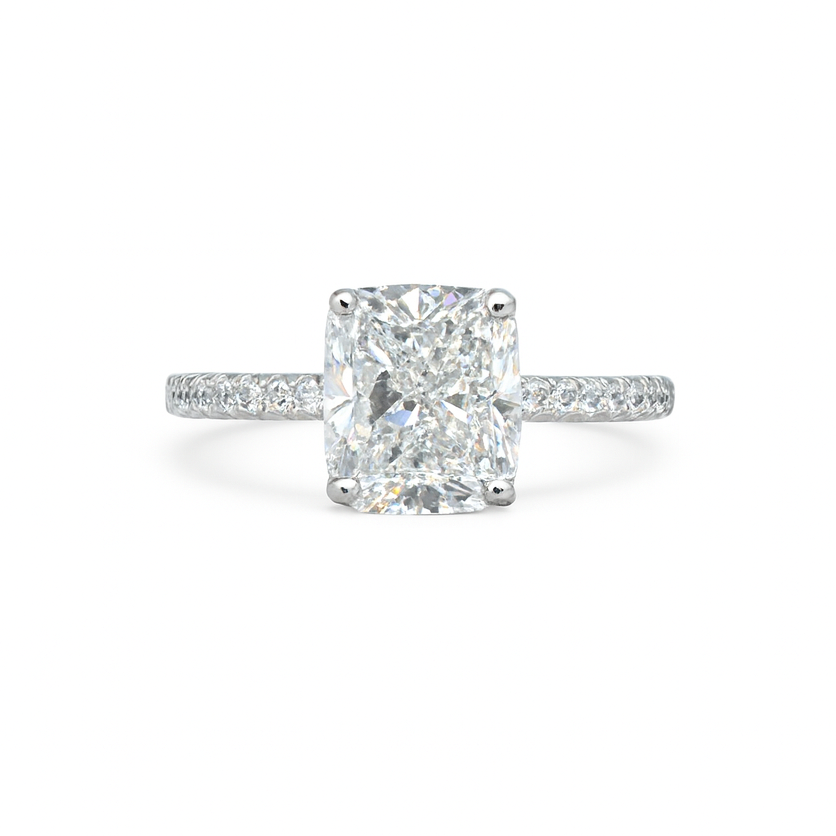 CUSHION ENGAGEMENT RING