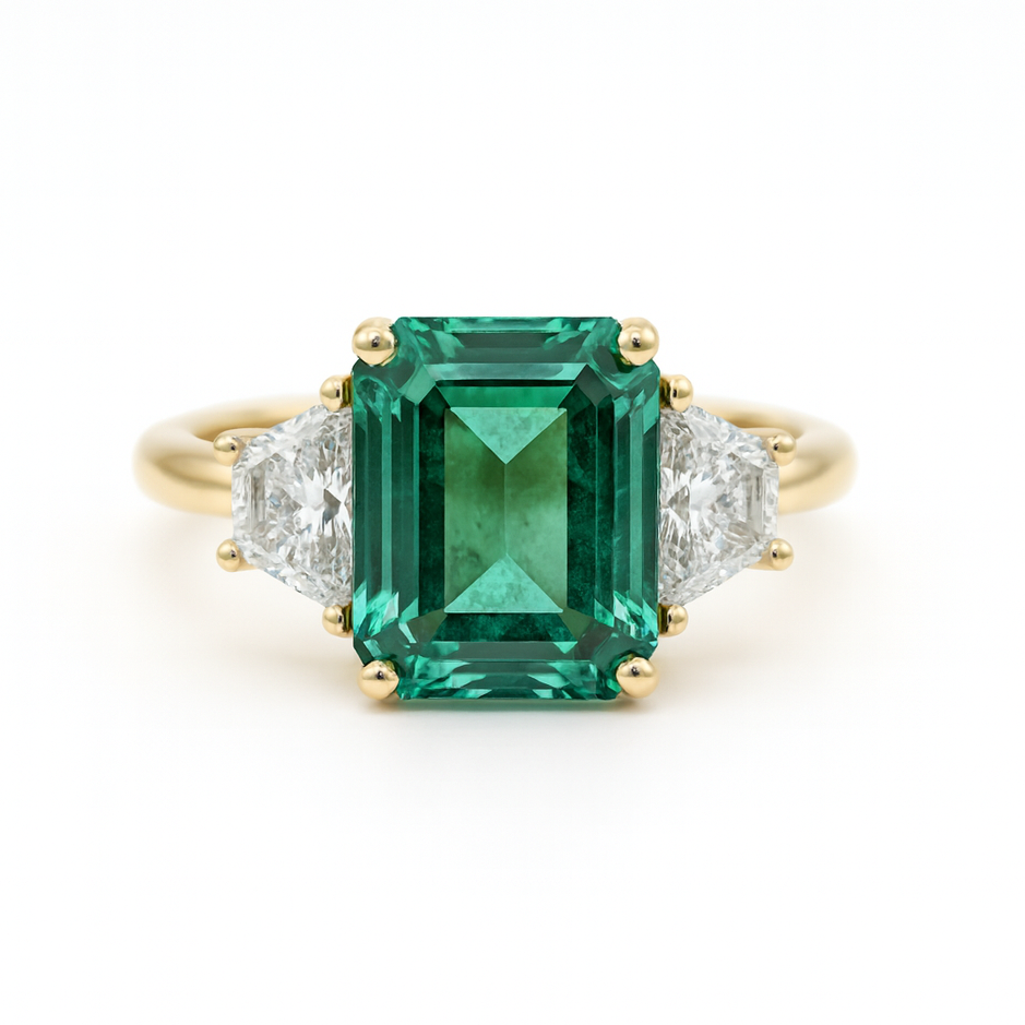 VENICE EMERALD RING