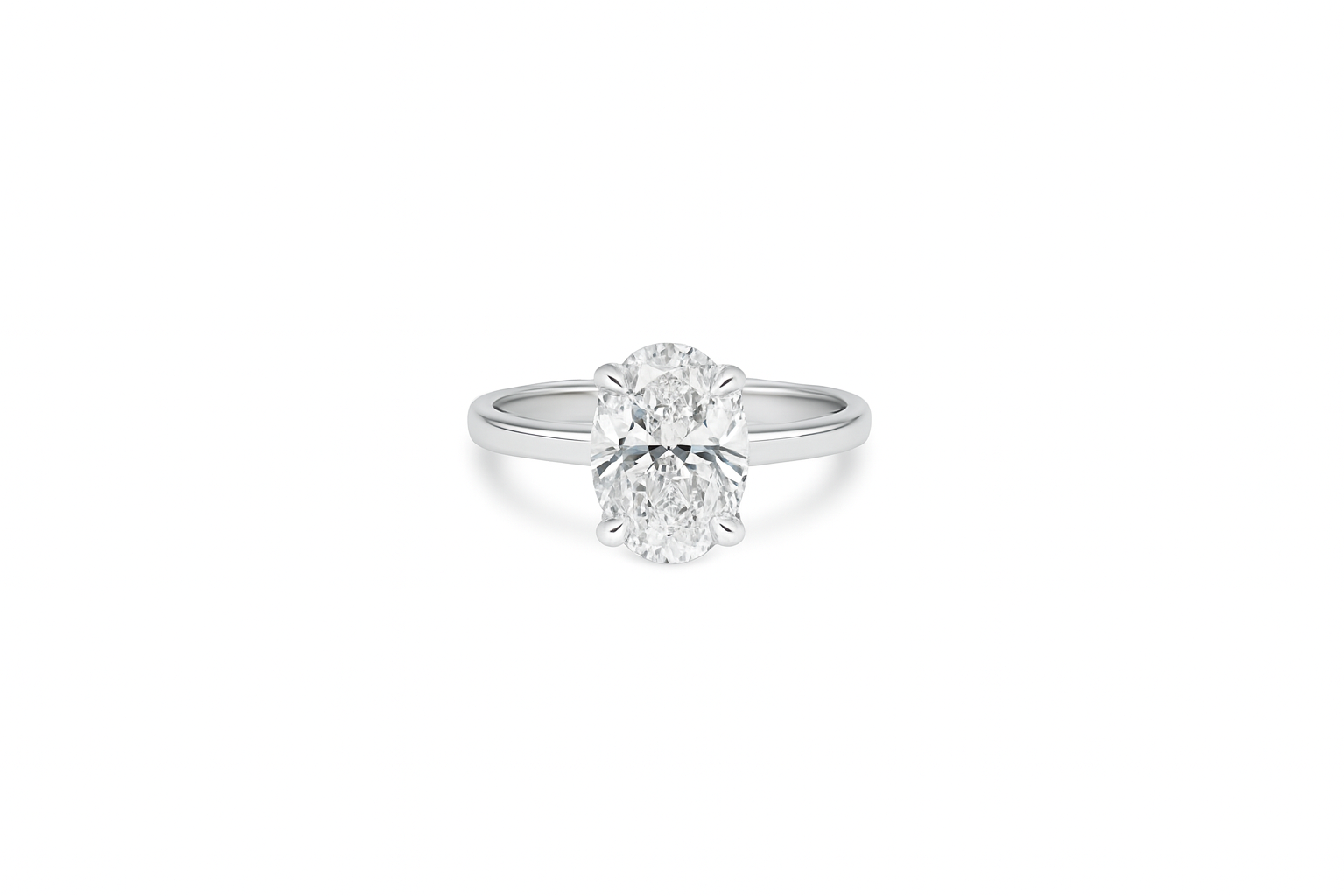 OVAL ENGAGEMENT RING