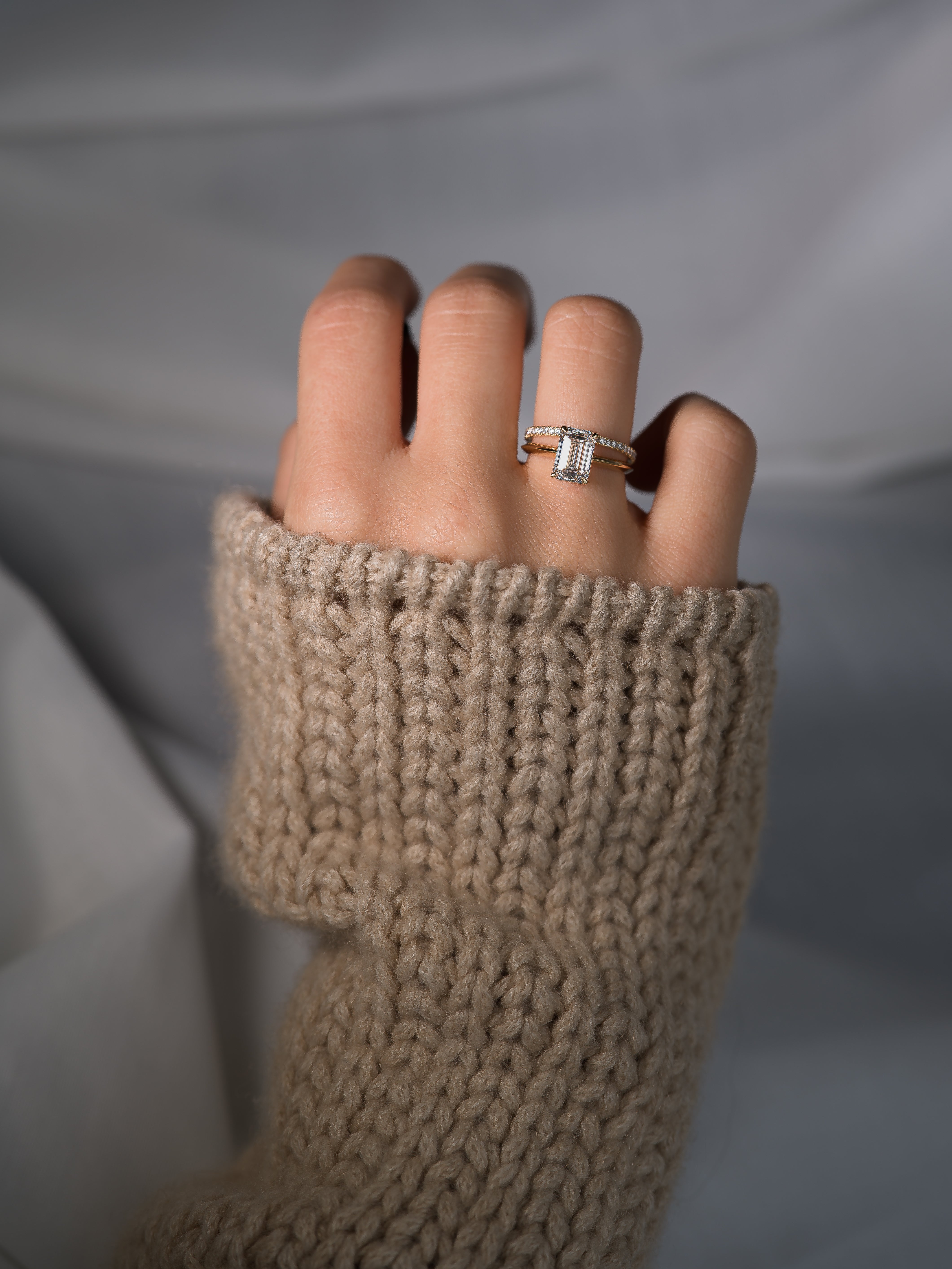 EMERALD ENGAGEMENT RING