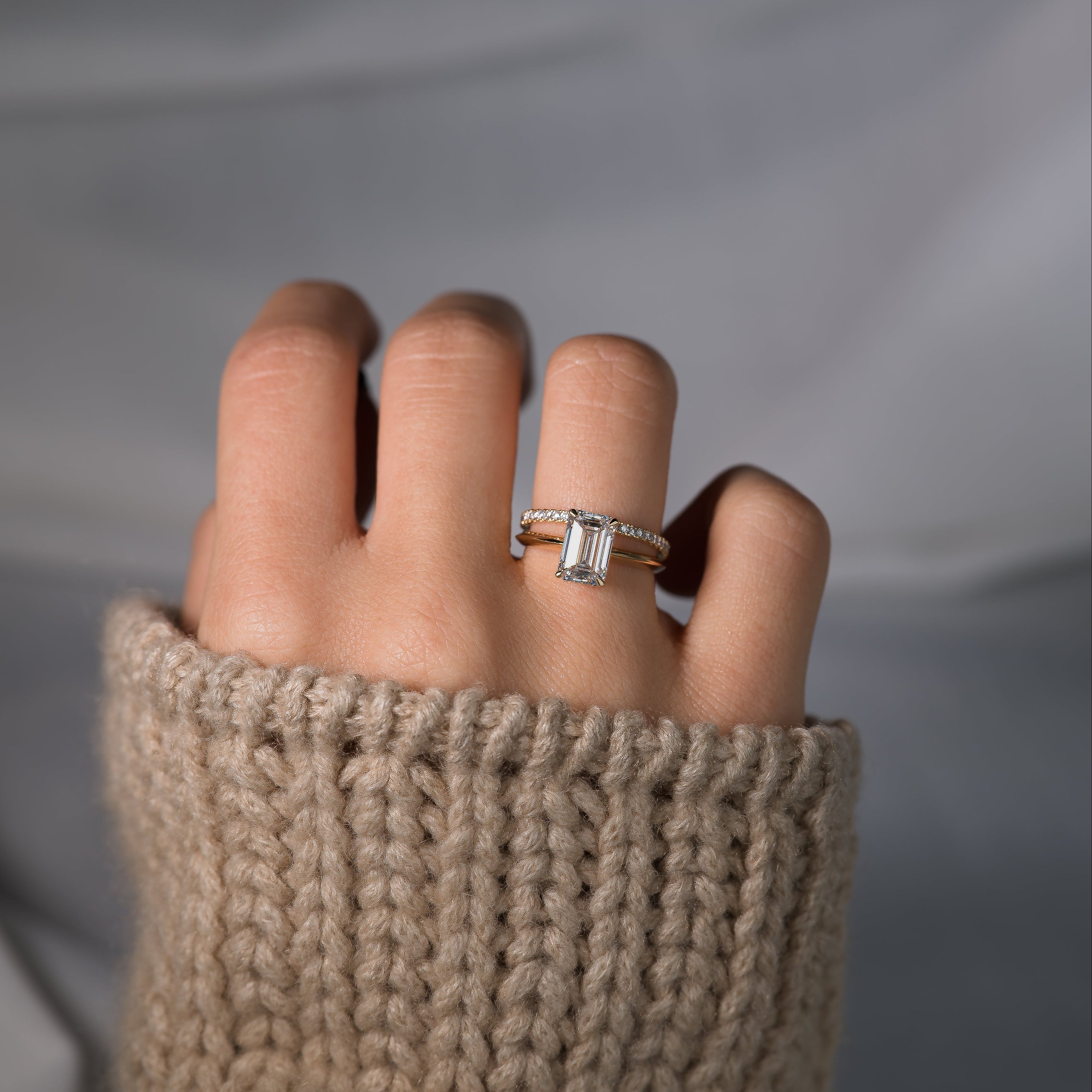 EMERALD ENGAGEMENT RING