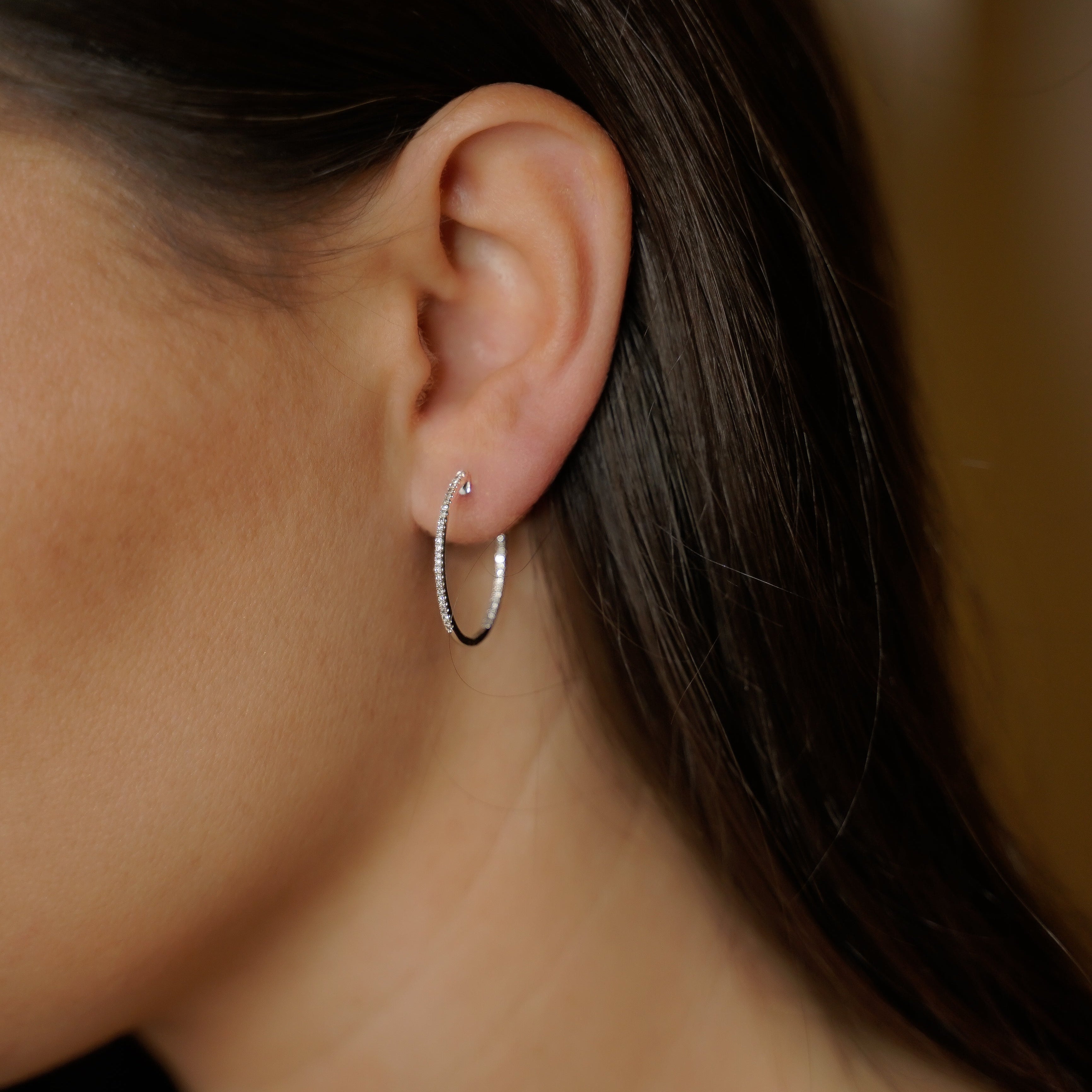 PAVÉ PETIT EARRINGS