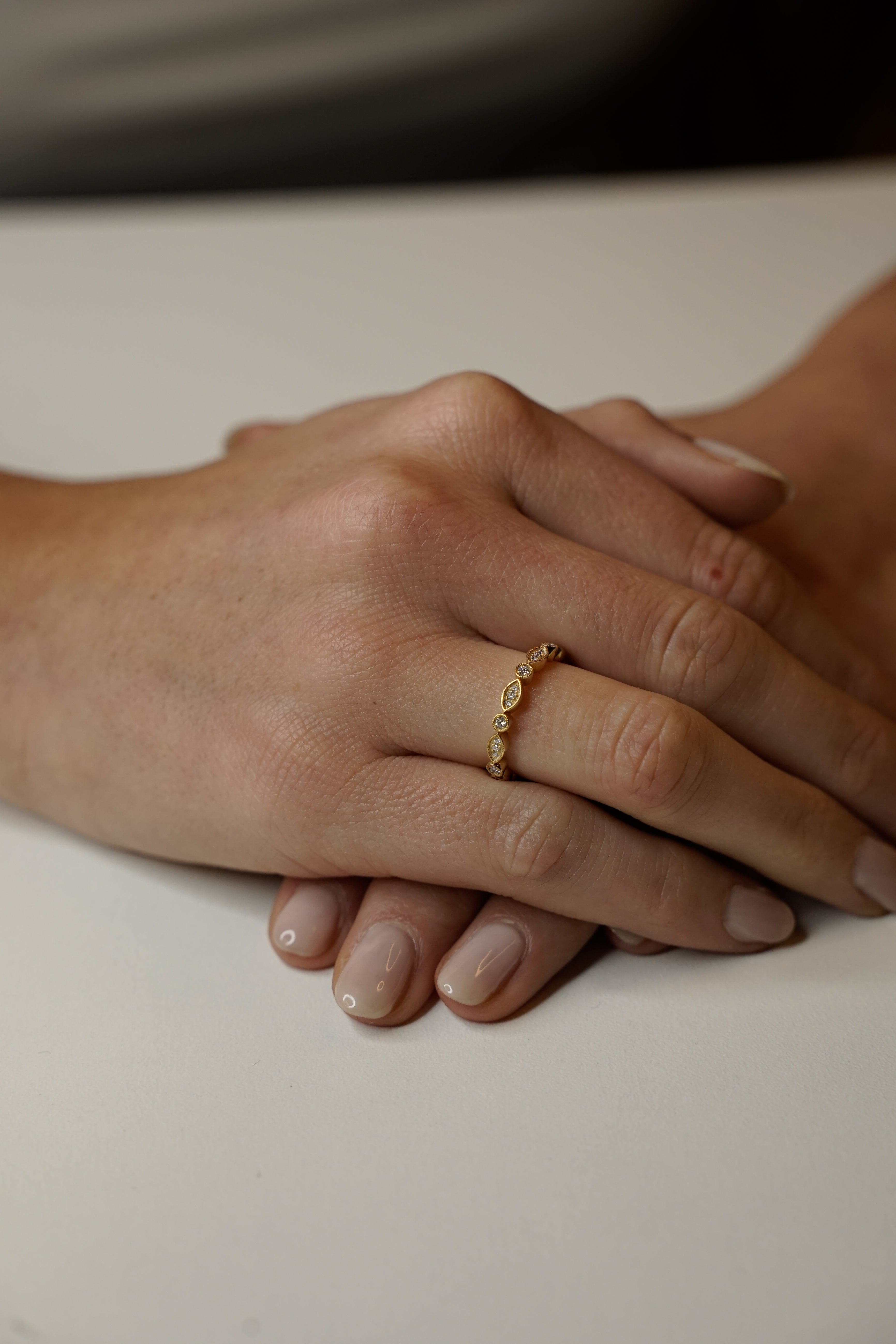 MARQUISE & ROUND RING