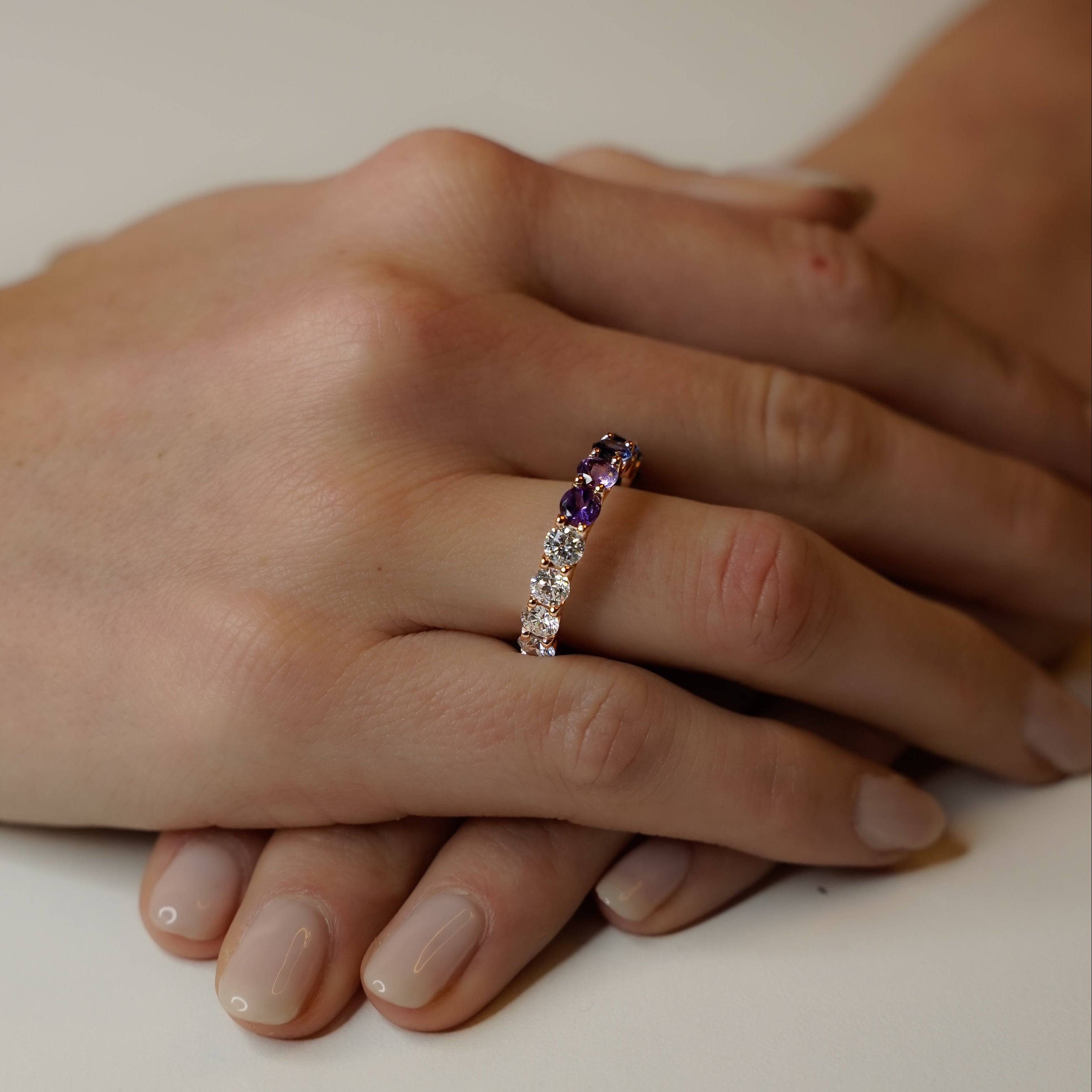 UNDECIDED OCEAN ETERNITY RING