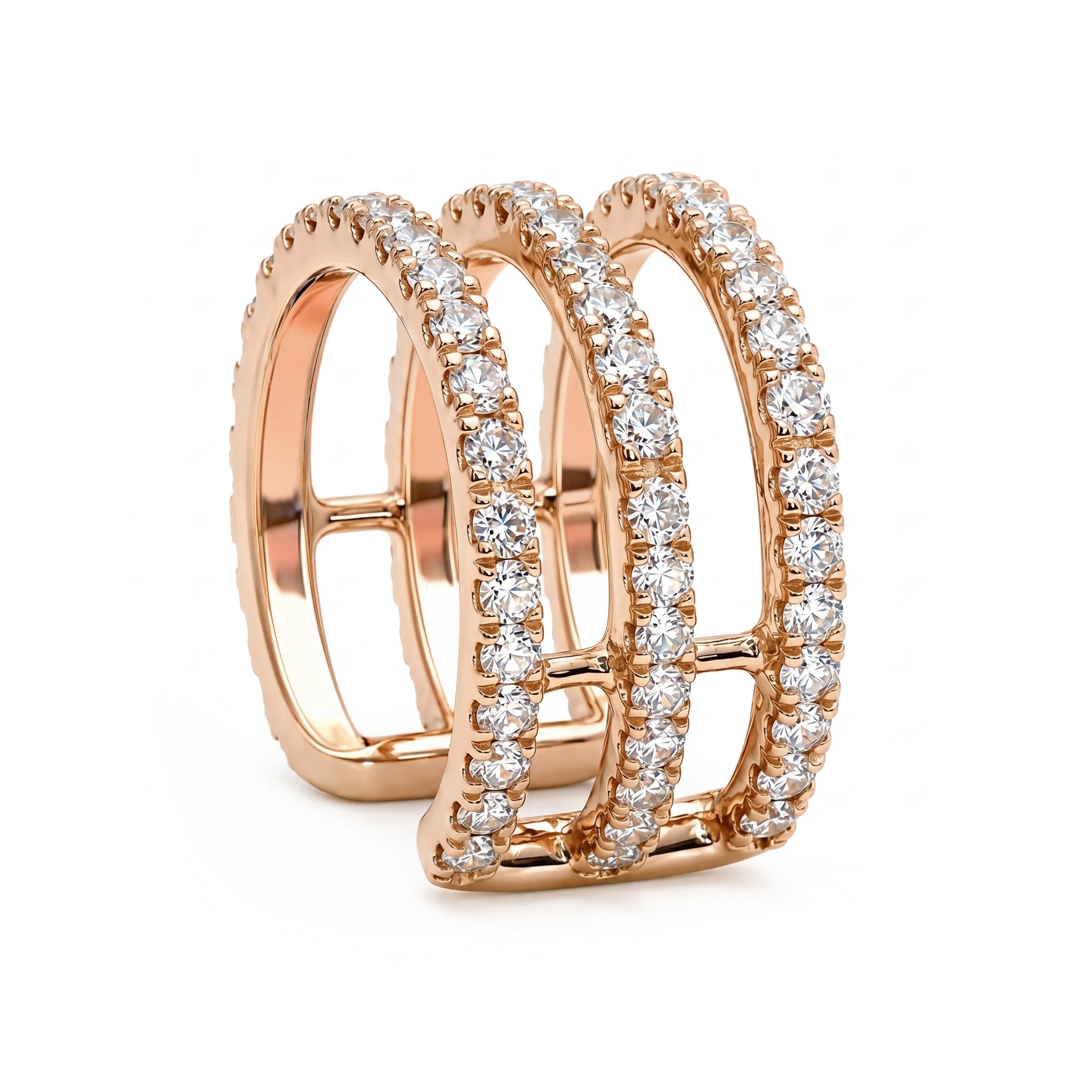 EARCUFF TRIPLE ROW