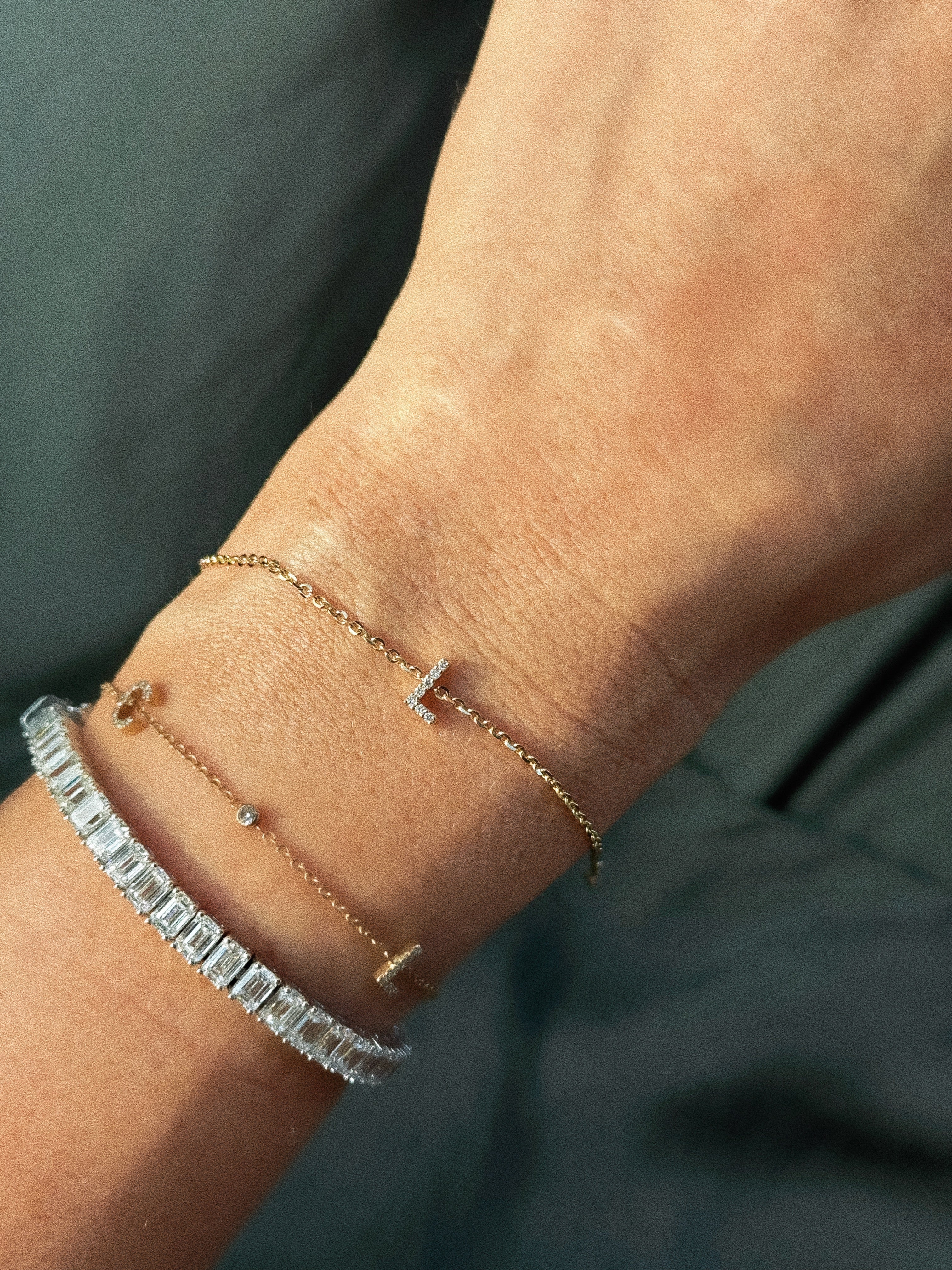 SINGLE INITIAL BRACELET