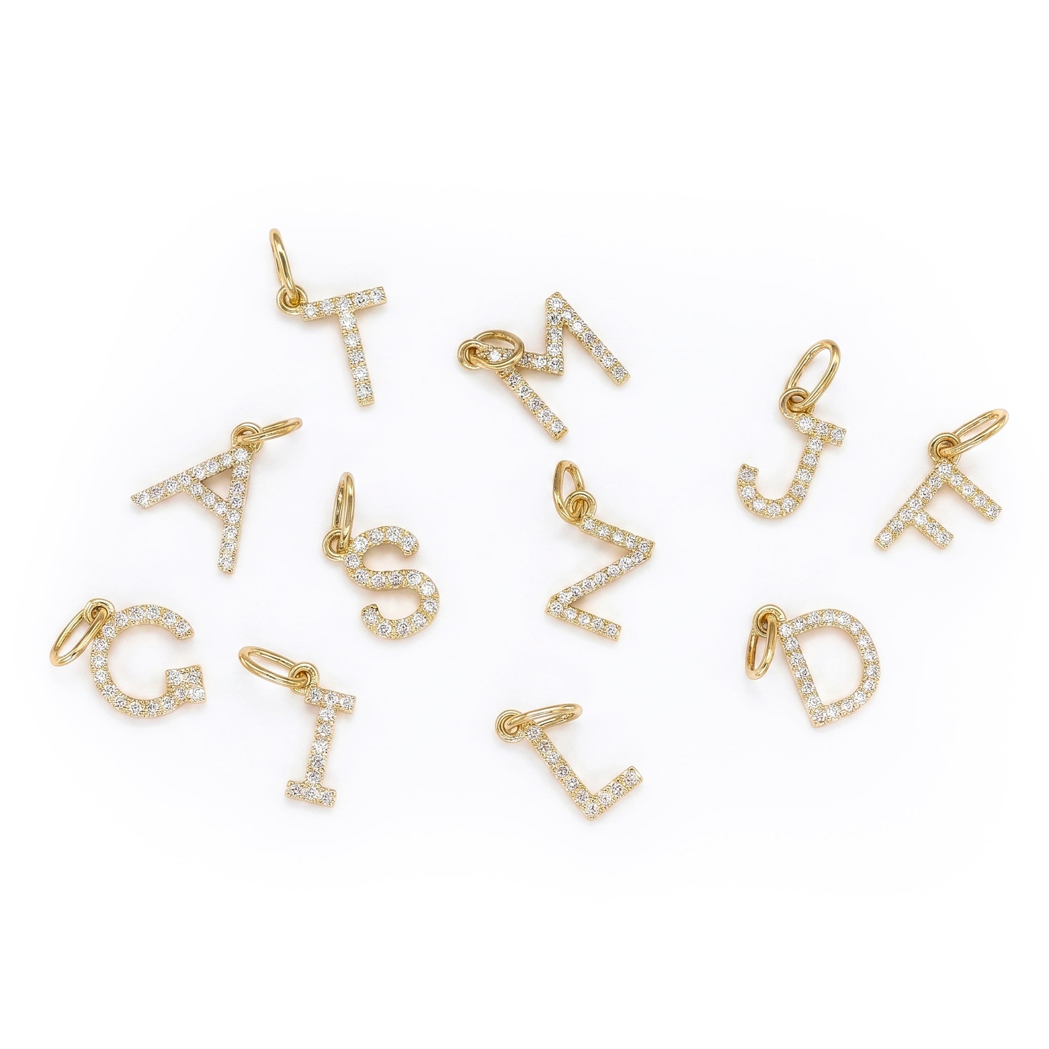 LETTER CHARM FOR NECKLACE