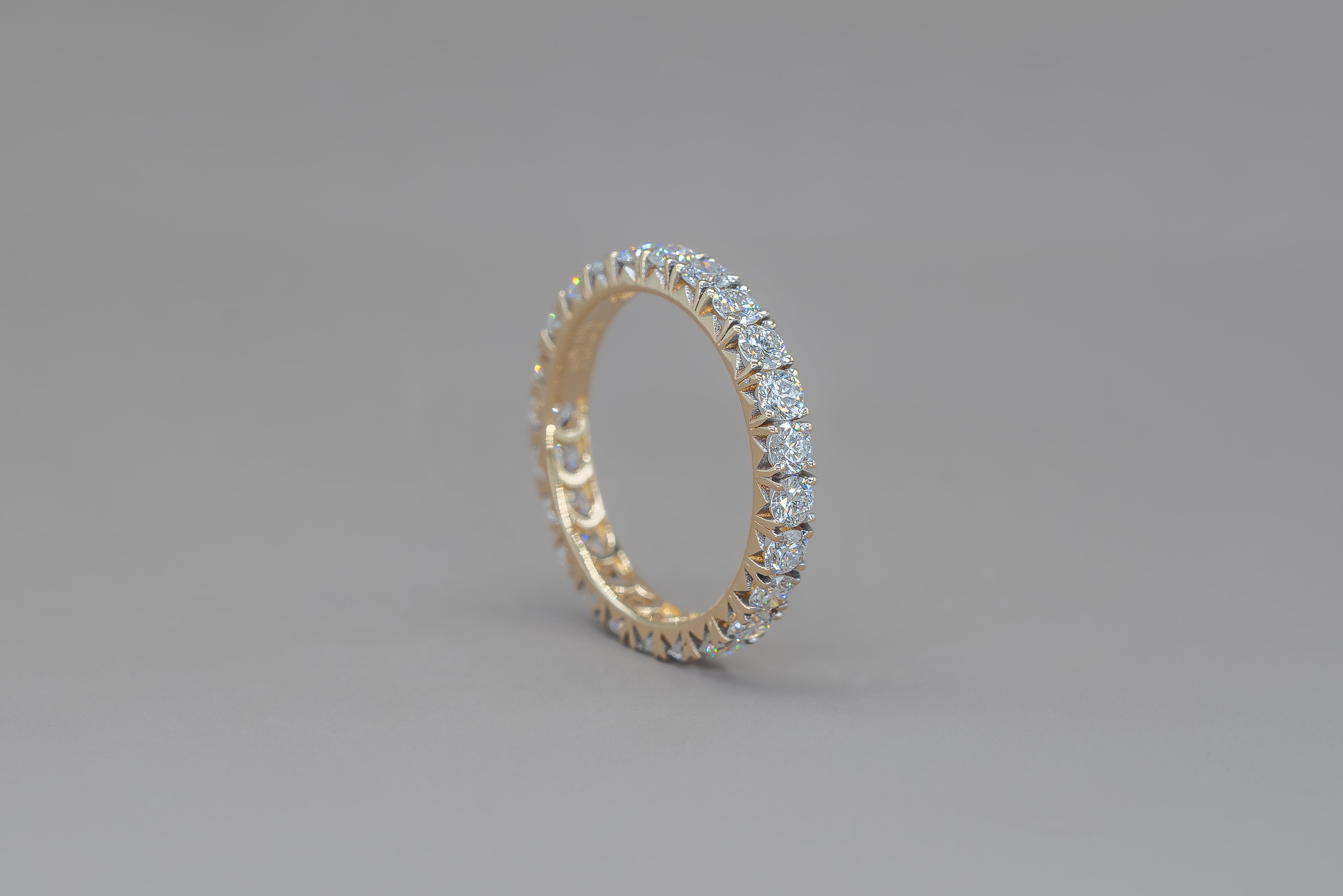 FRENCH PAVE ETERNITY RING