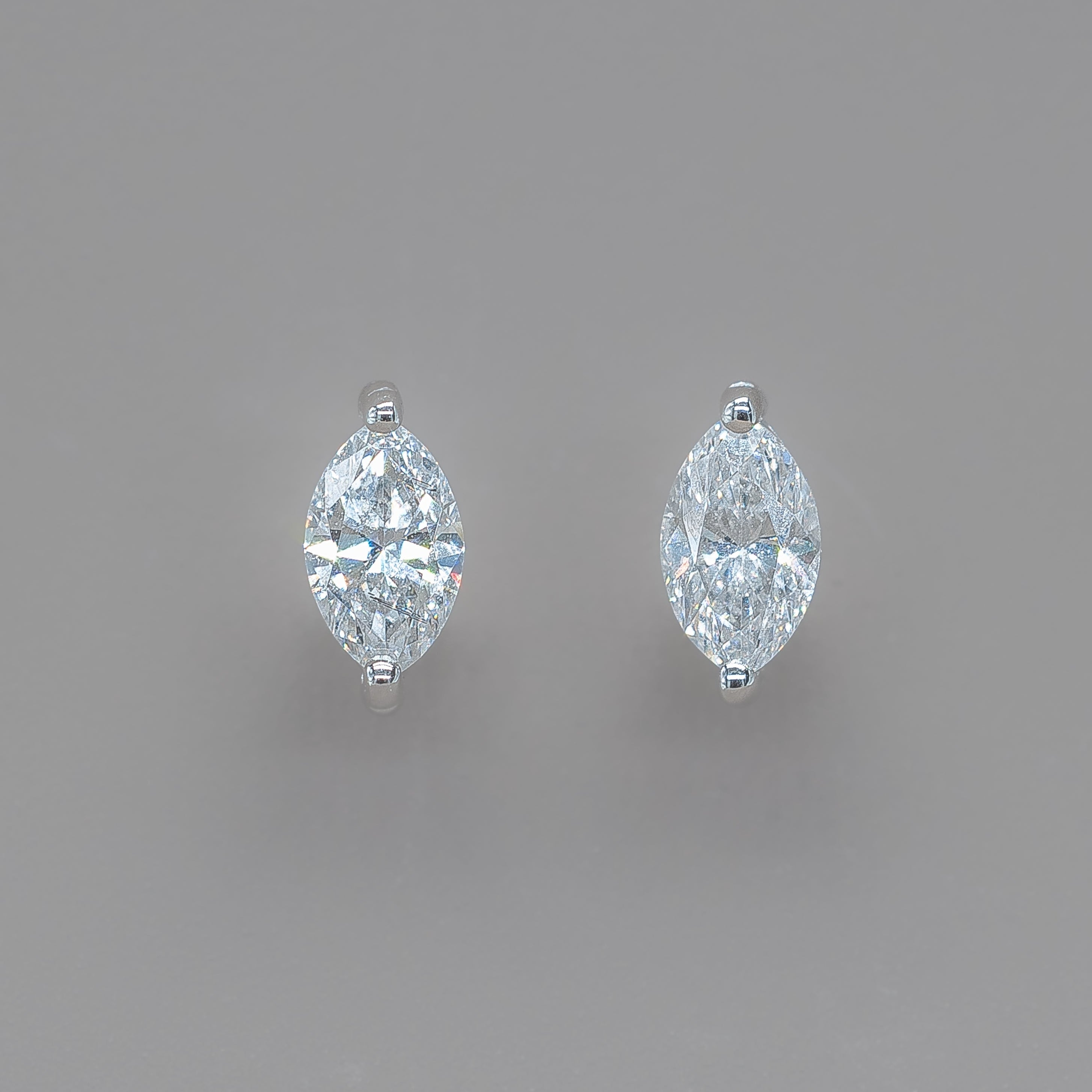 MARQUISE STUD EARRINGS