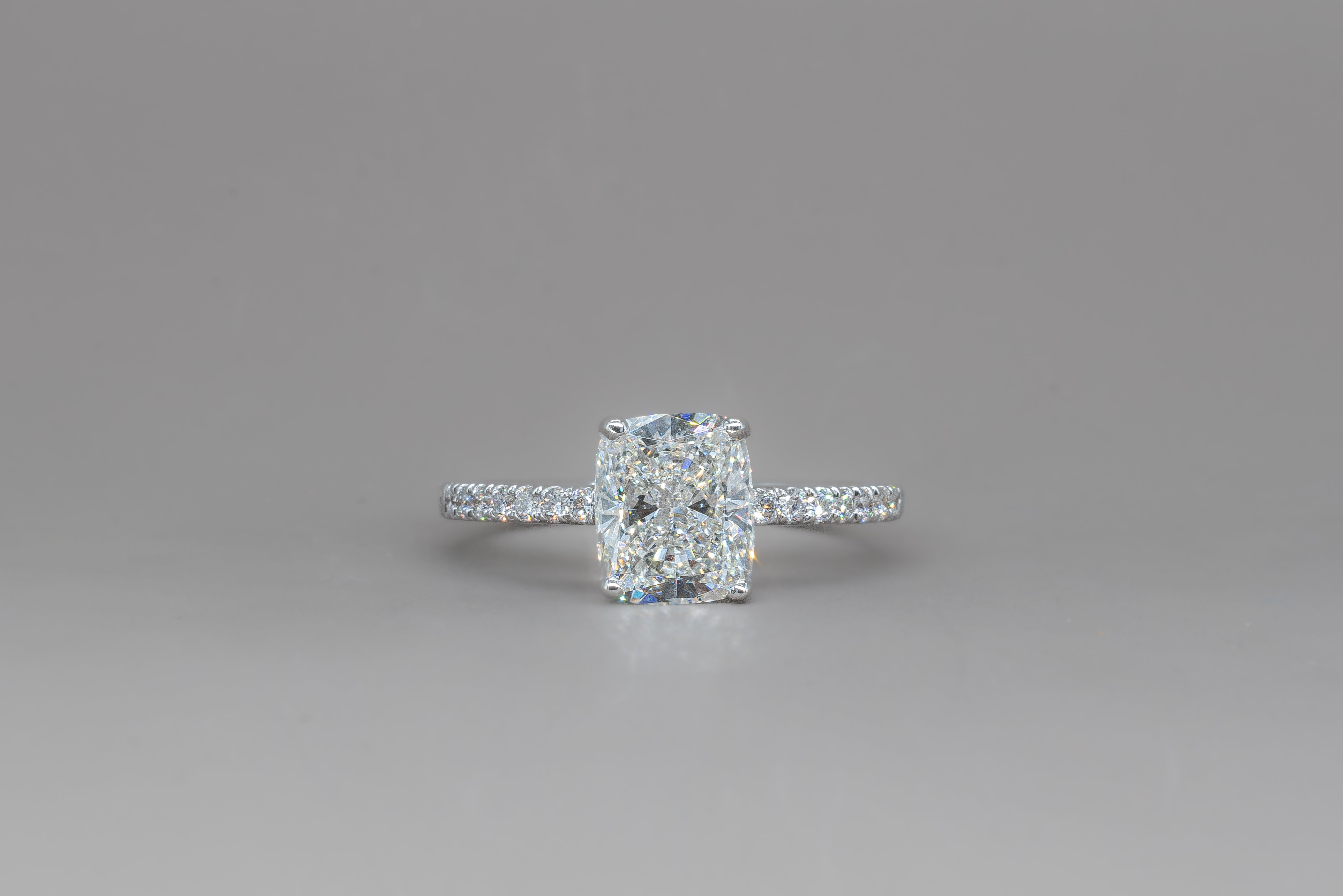CUSHION ENGAGEMENT RING