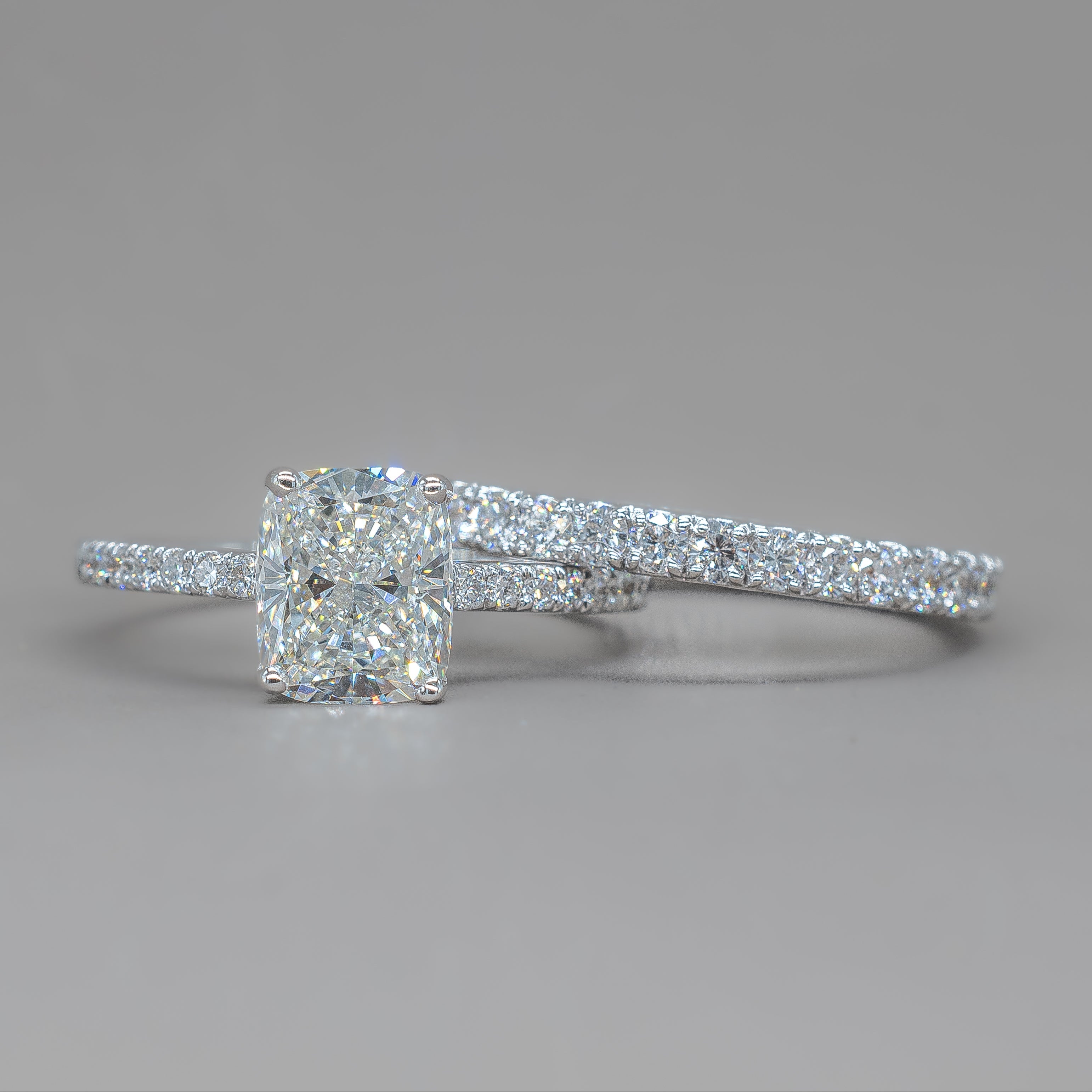 CUSHION ENGAGEMENT RING
