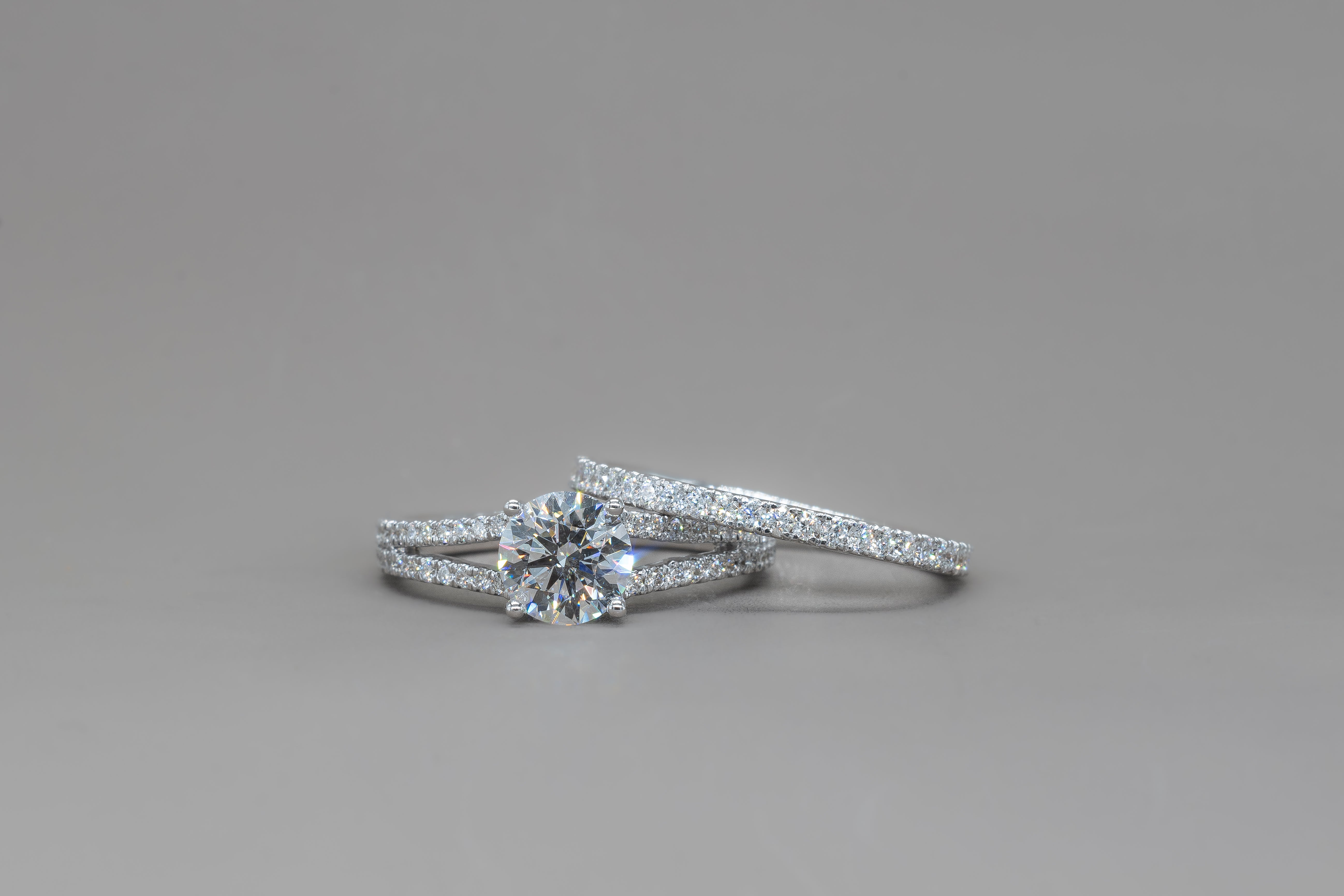 ROUND SPLIT SHANK ENGAGEMENT RING
