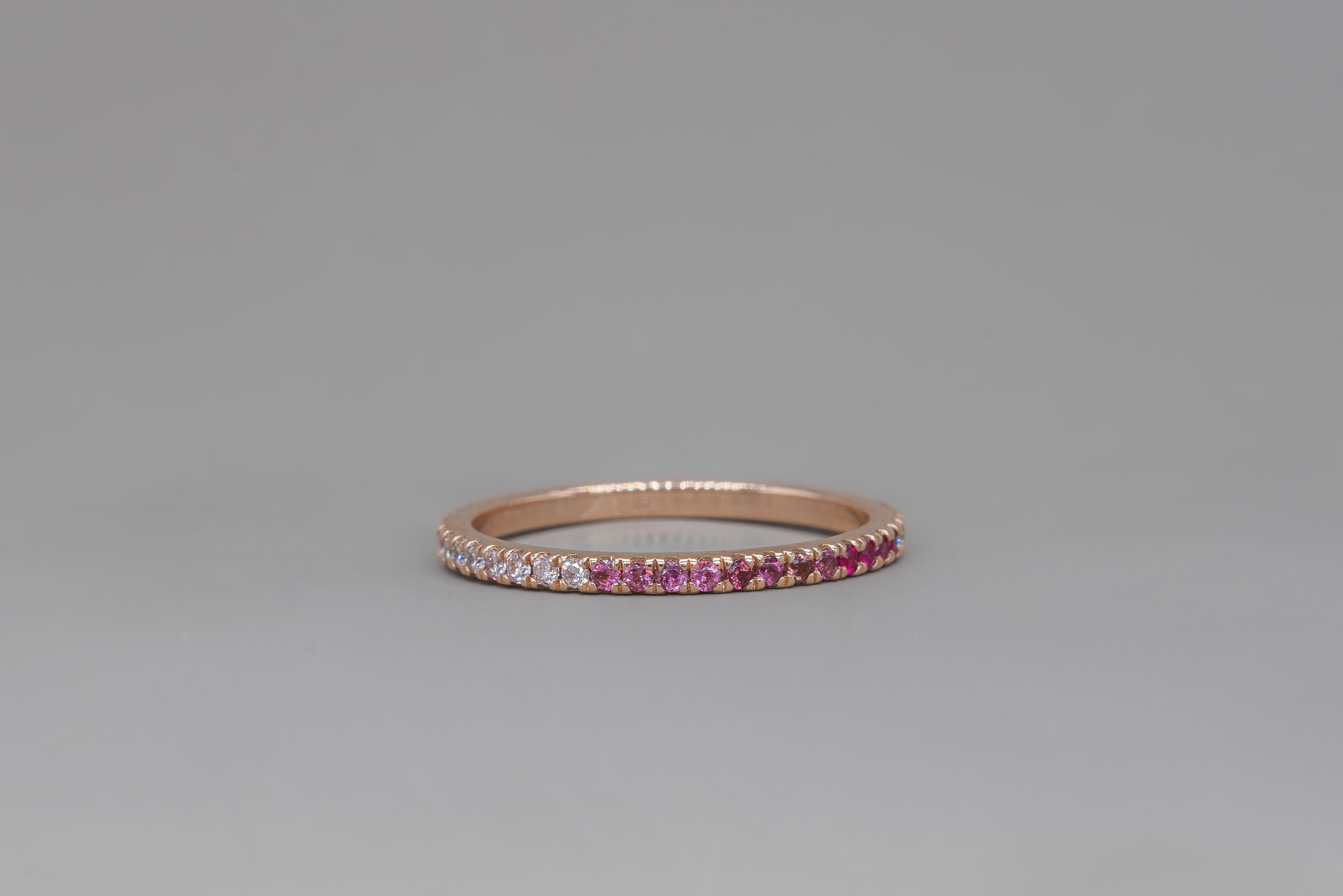 UNDECIDED PETIT ROSE ETERNITY RING