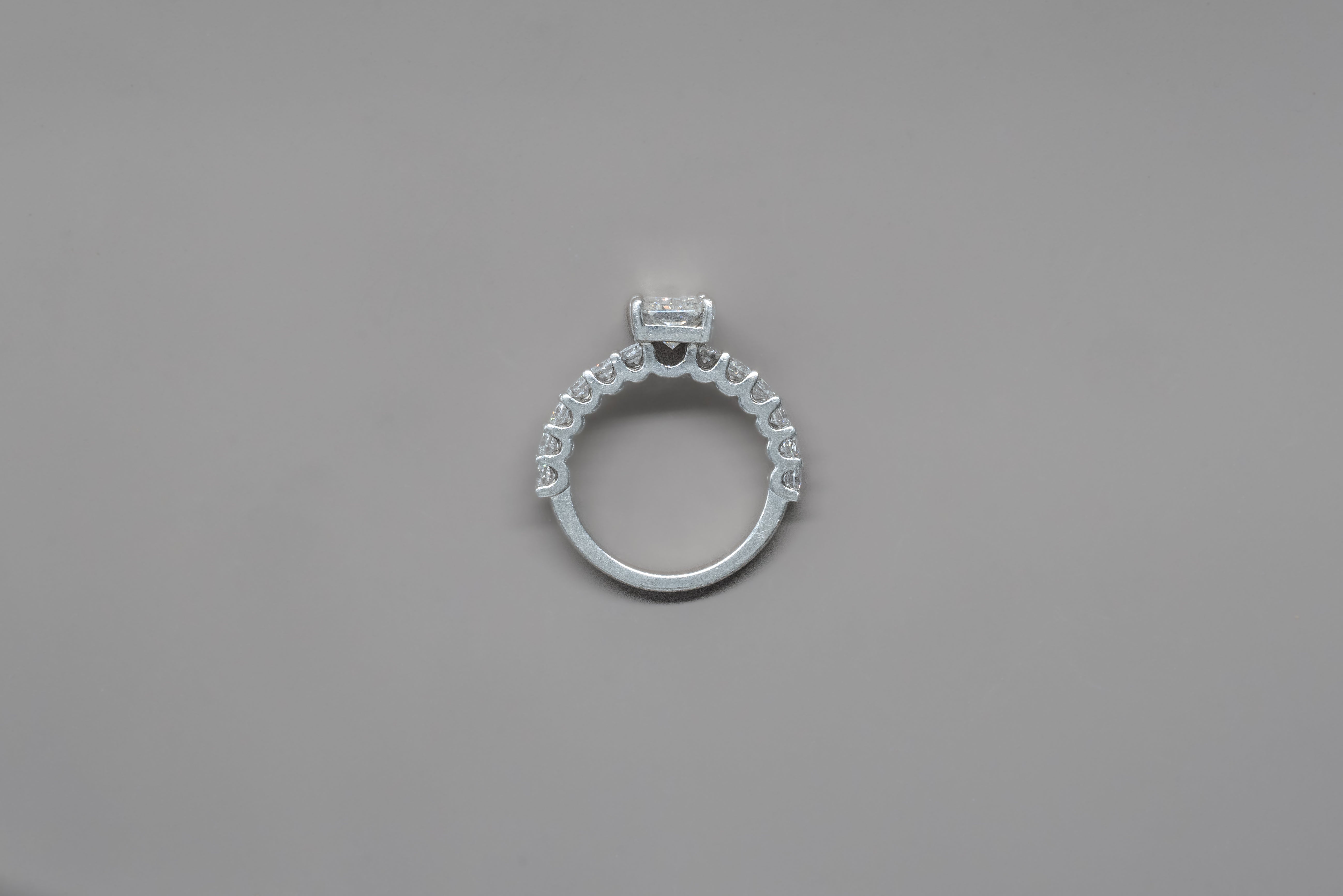 RADIANT BIG PAVÈ ENGAGEMENT RING