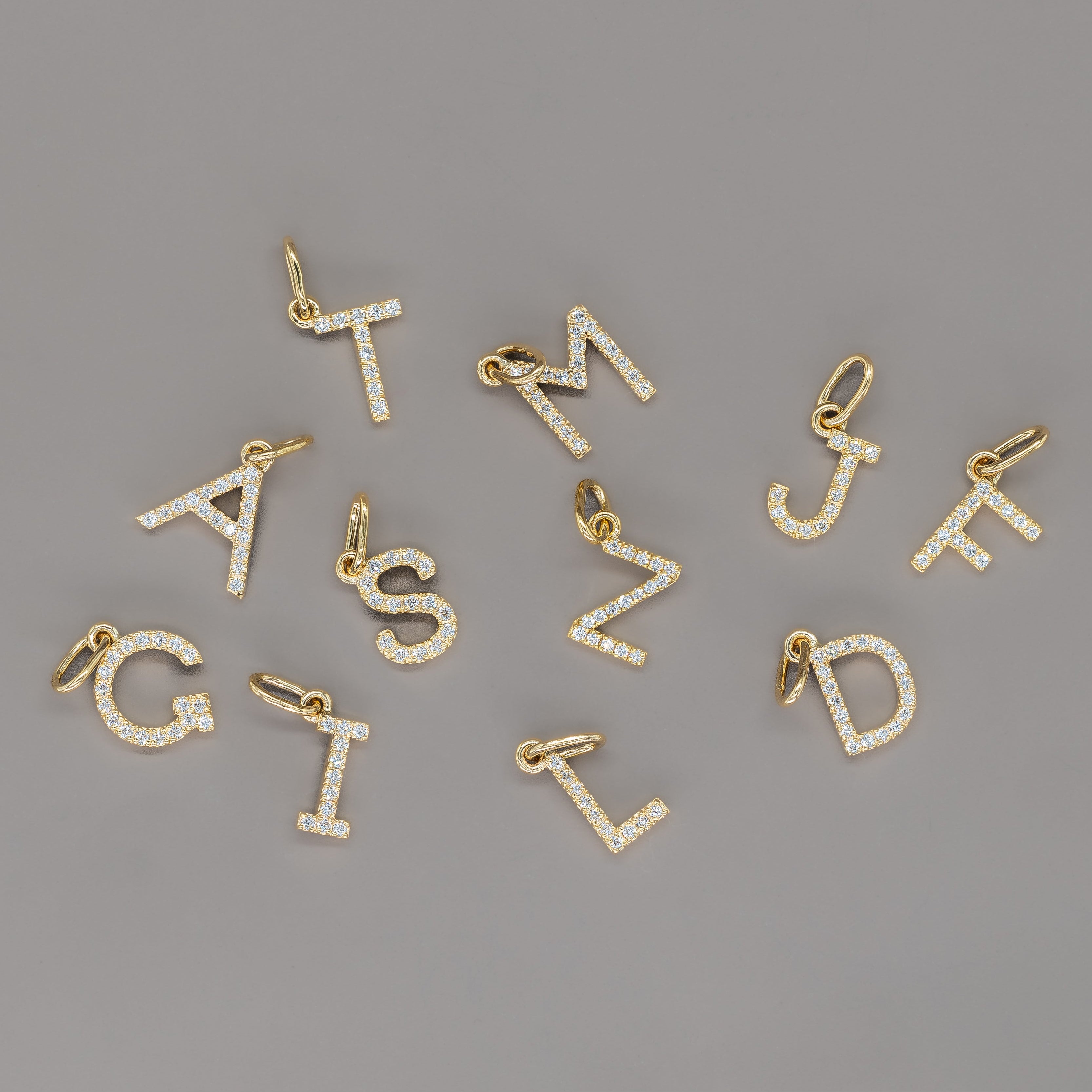 LETTER CHARM FOR NECKLACE
