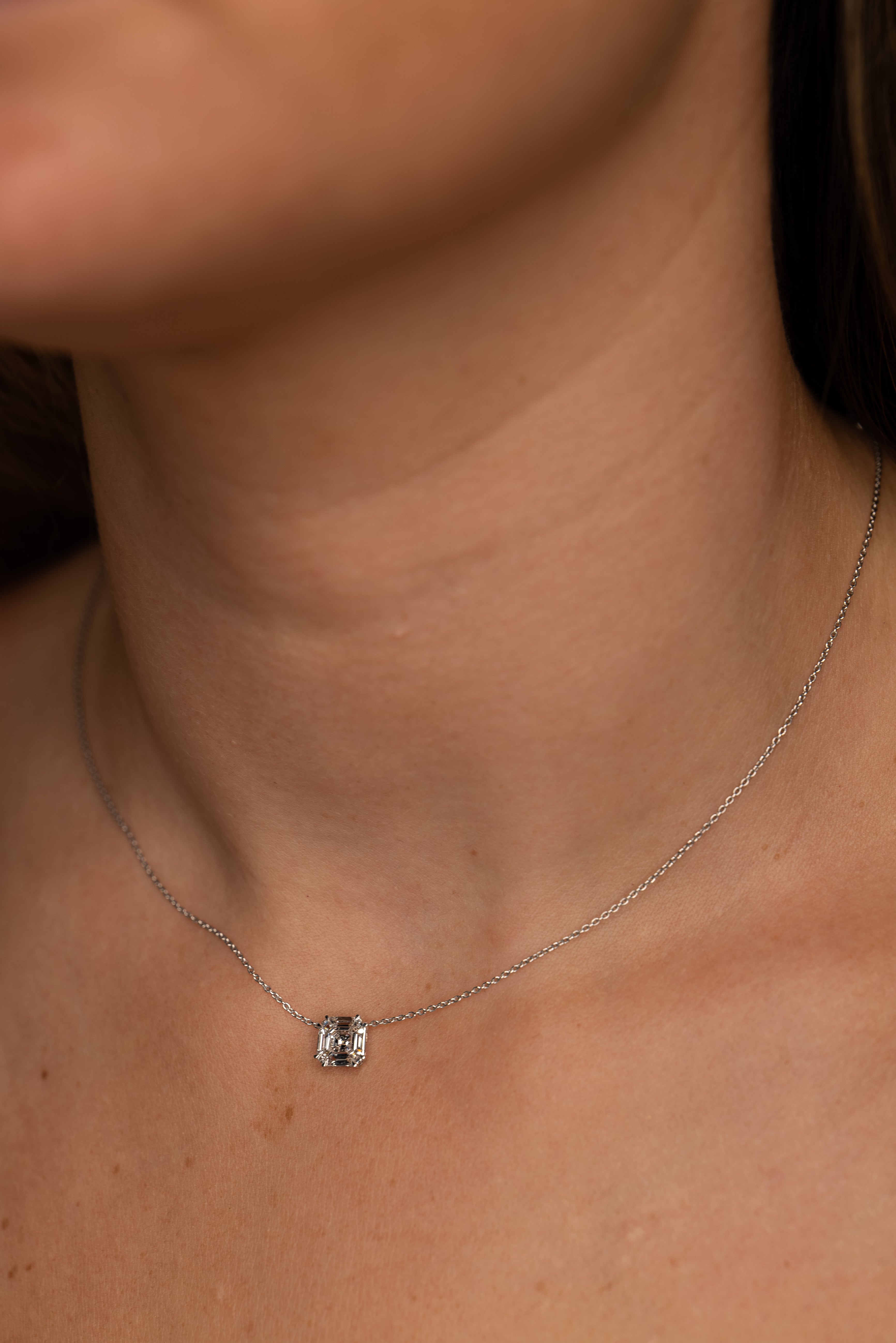 ASSCHER PUZZLE NECKLACE