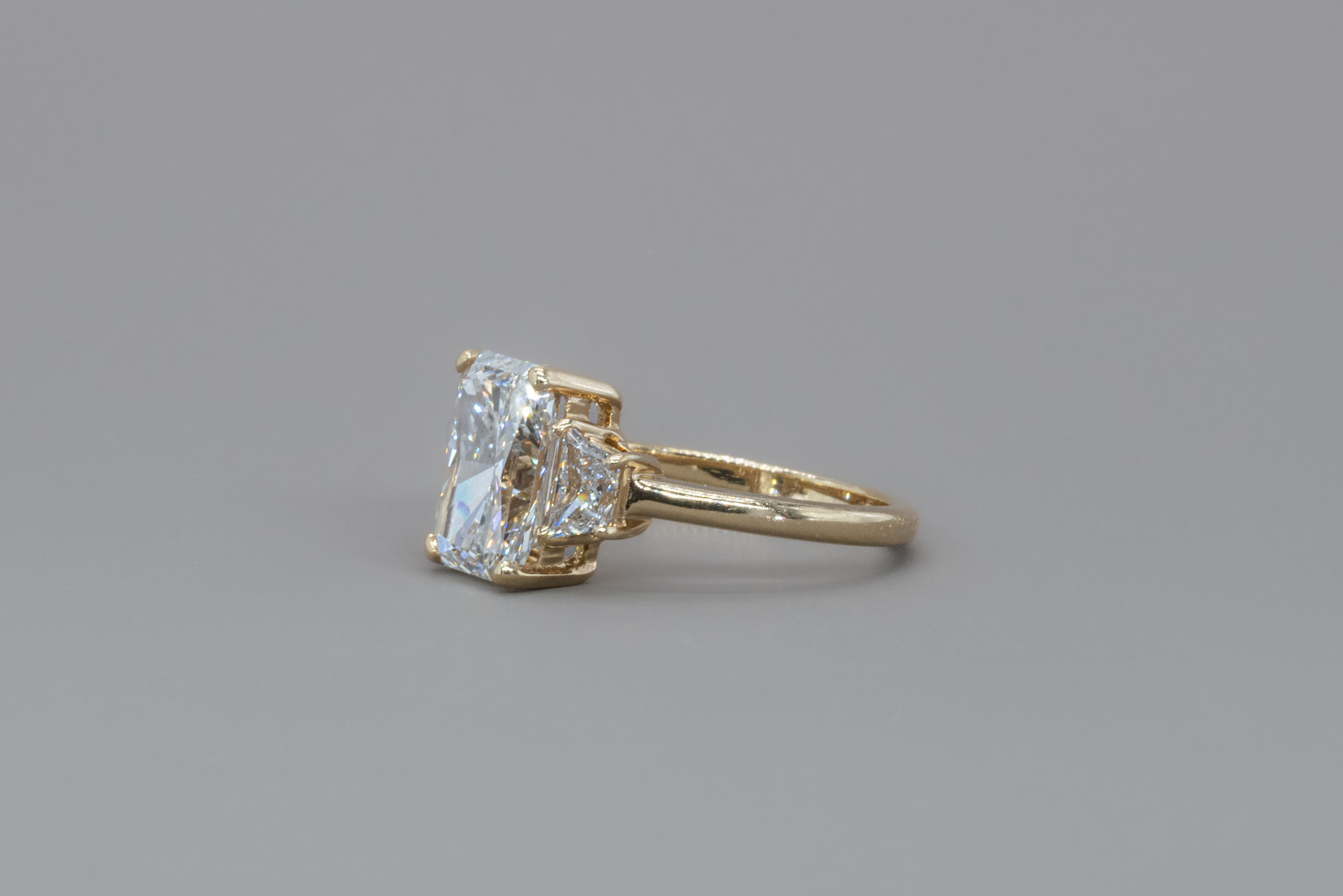 TRIO RADIANT ENGAGEMENT RING