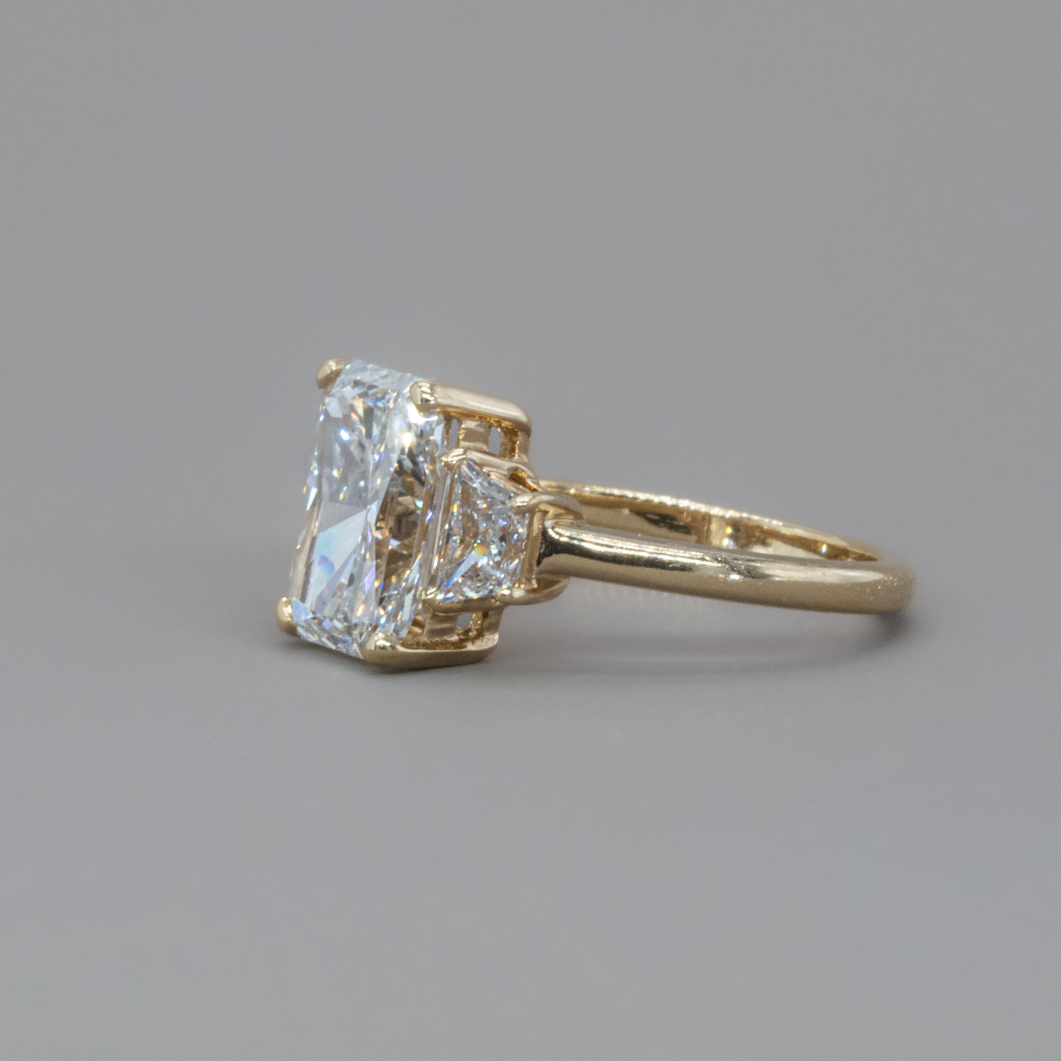 TRIO RADIANT ENGAGEMENT RING