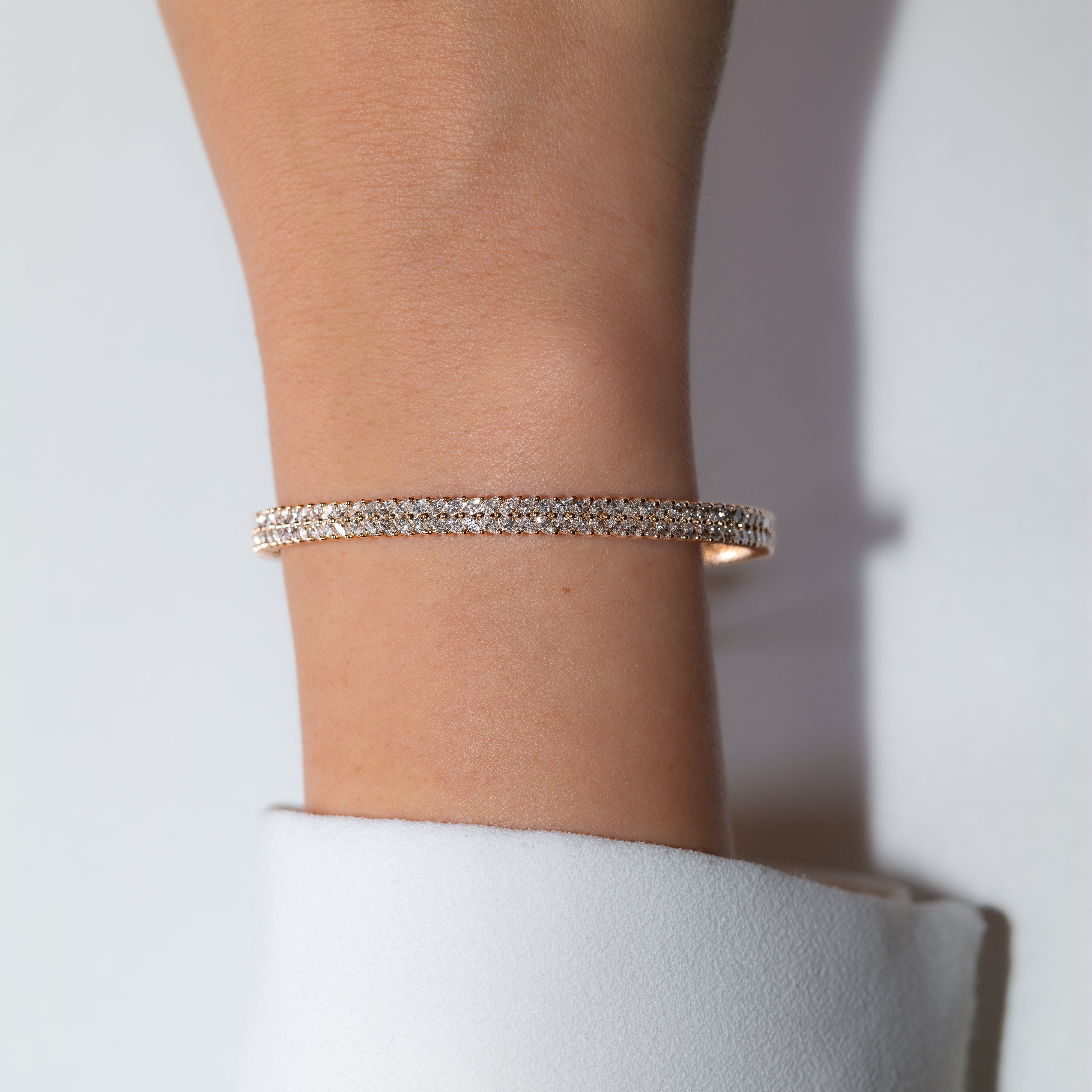 MARQUISE BANGLE BRACELET