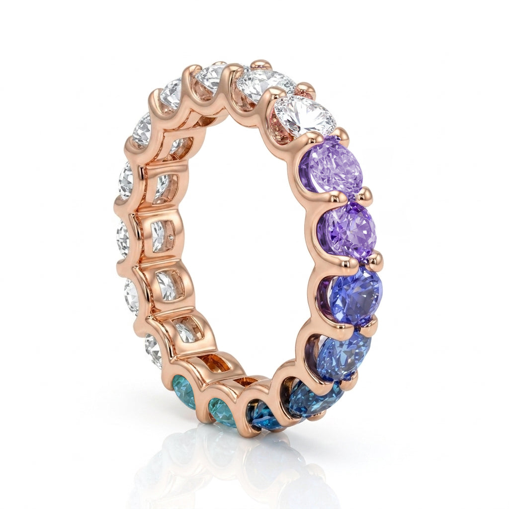 UNDECIDED OCEAN ETERNITY RING