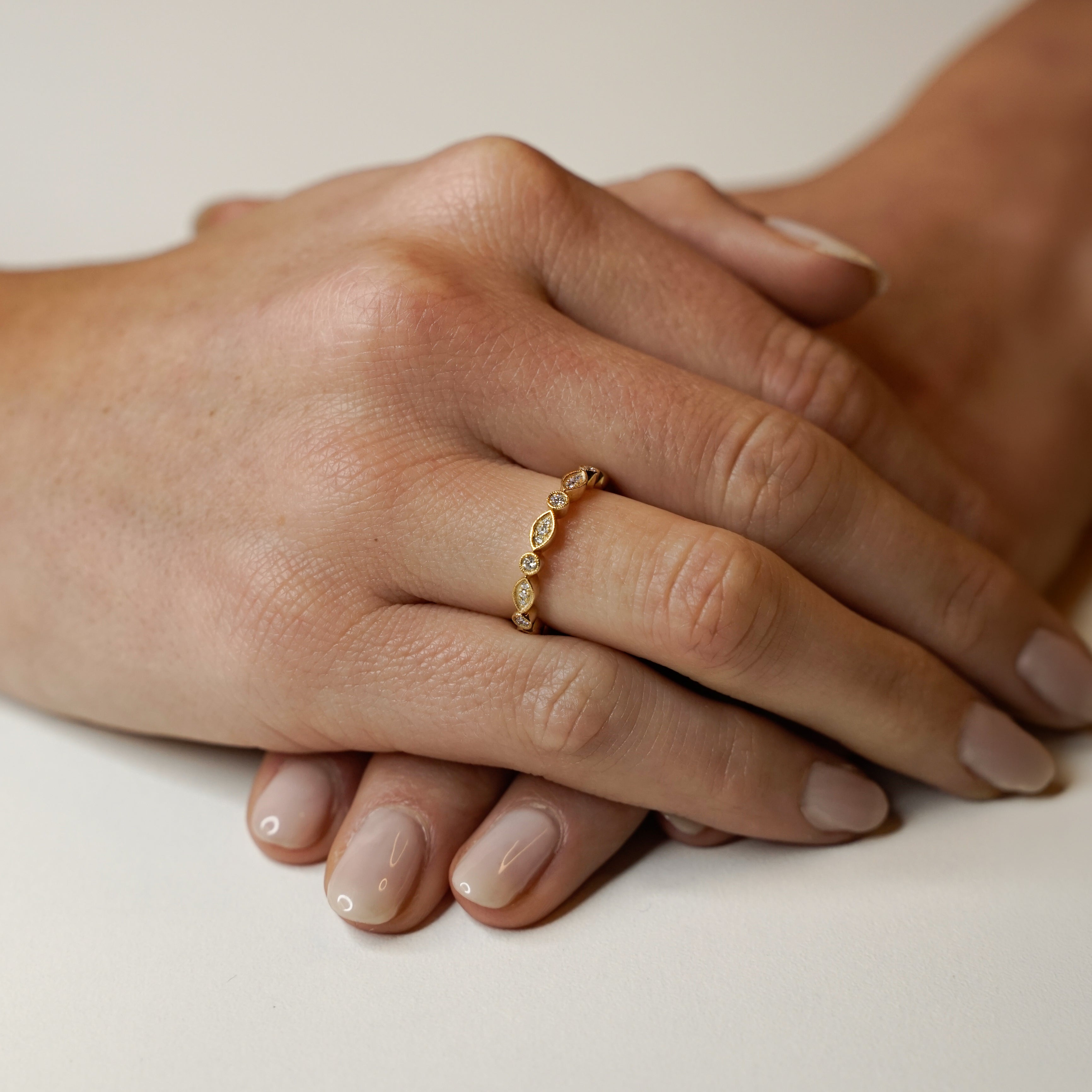 MARQUISE & ROUND RING