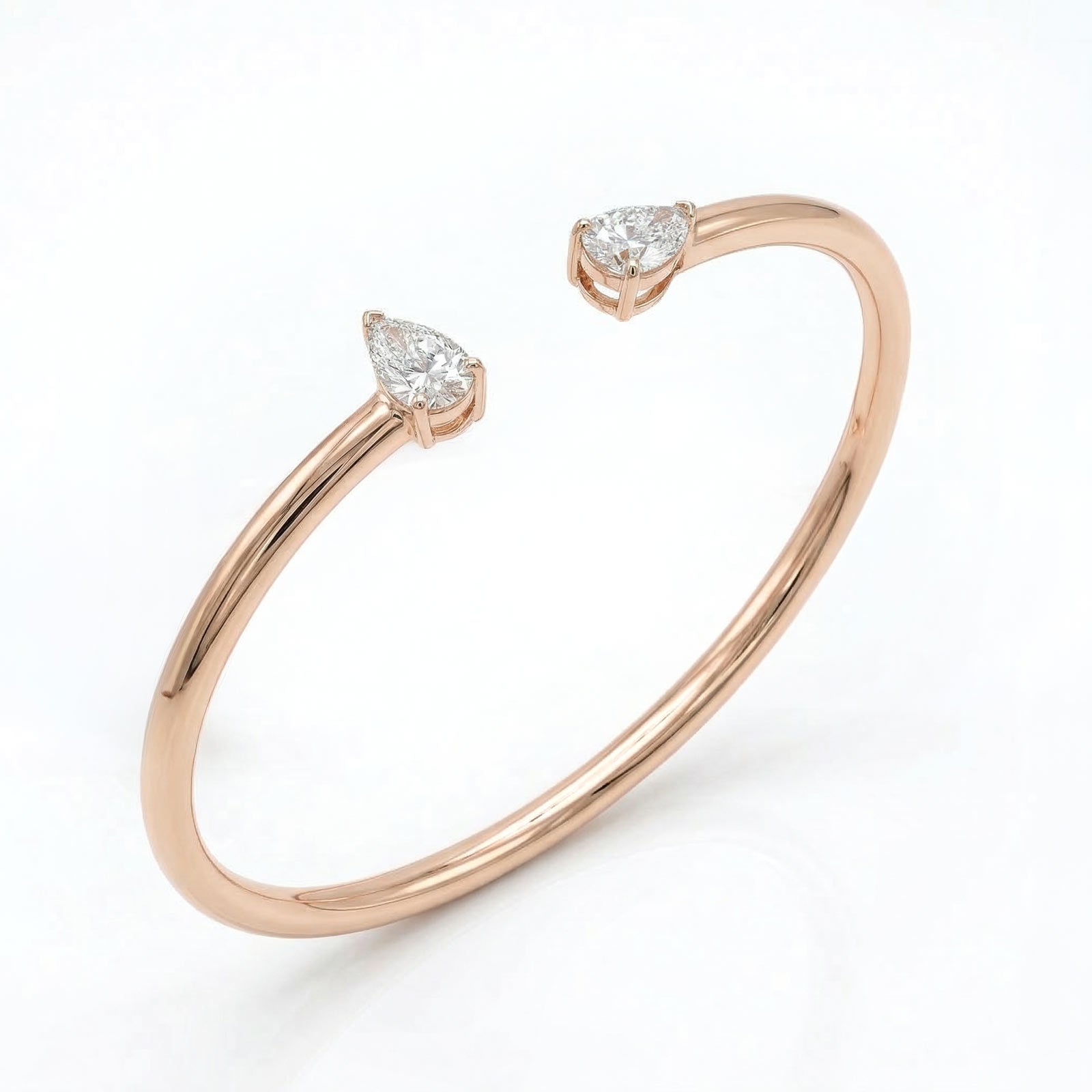 Pear Bangle Bracelet