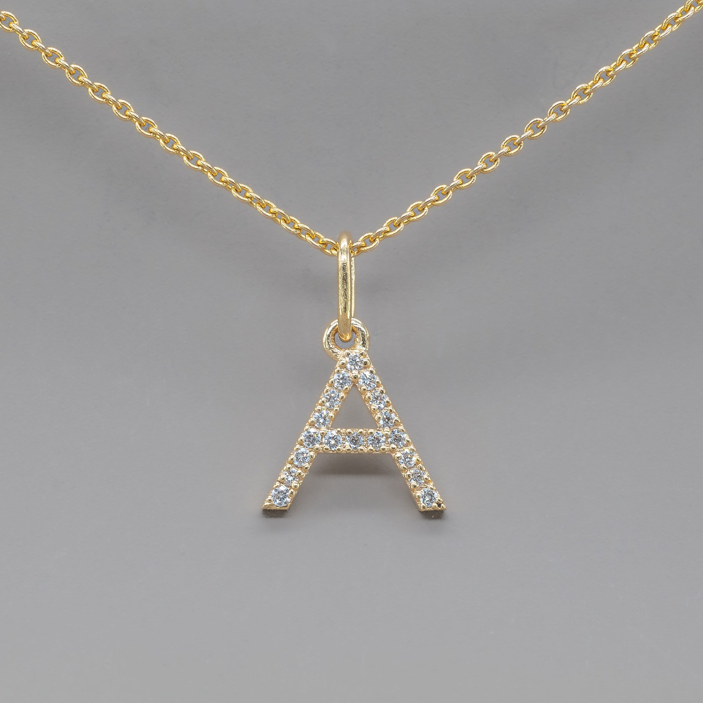 LETTER CHARM FOR NECKLACE
