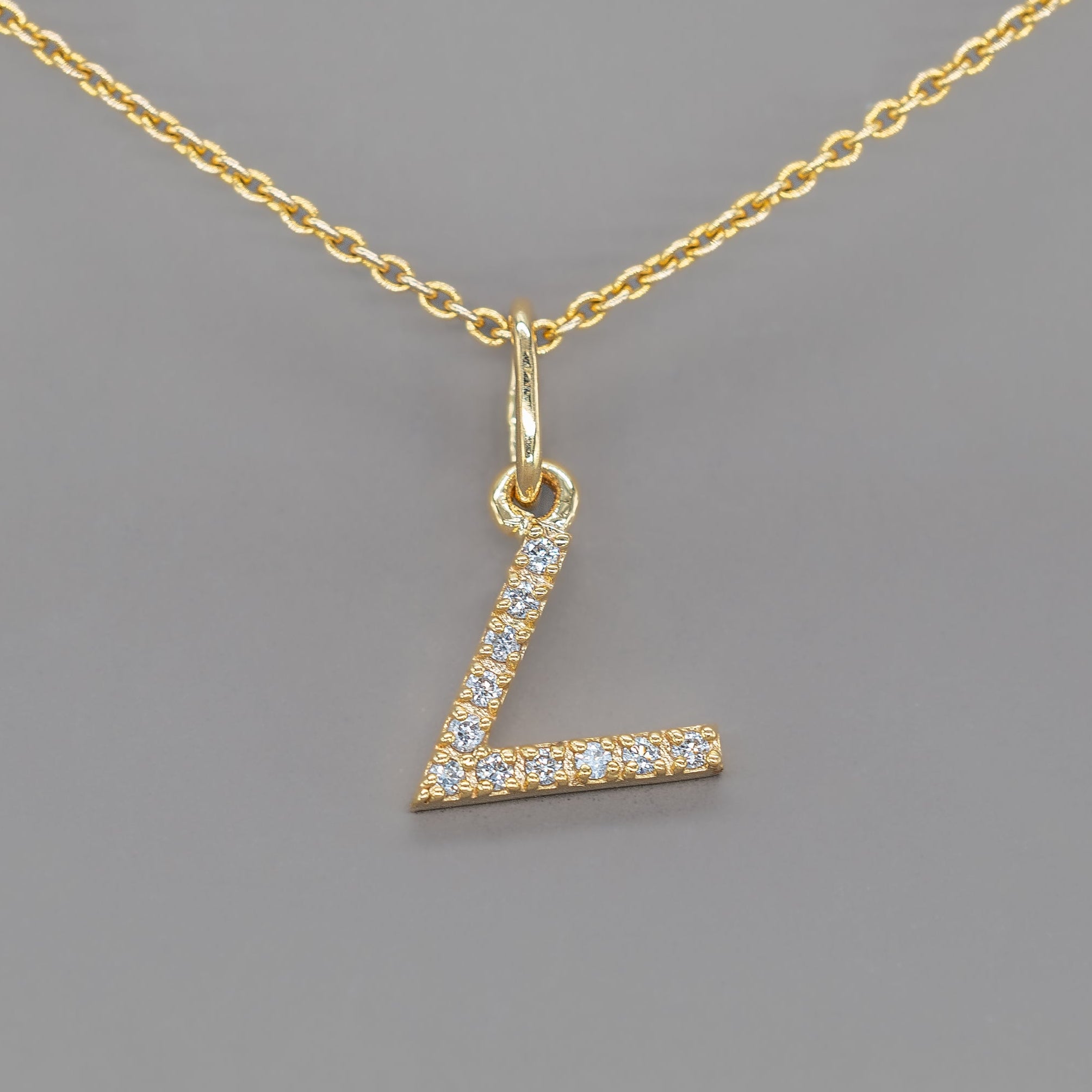 LETTER CHARM FOR NECKLACE