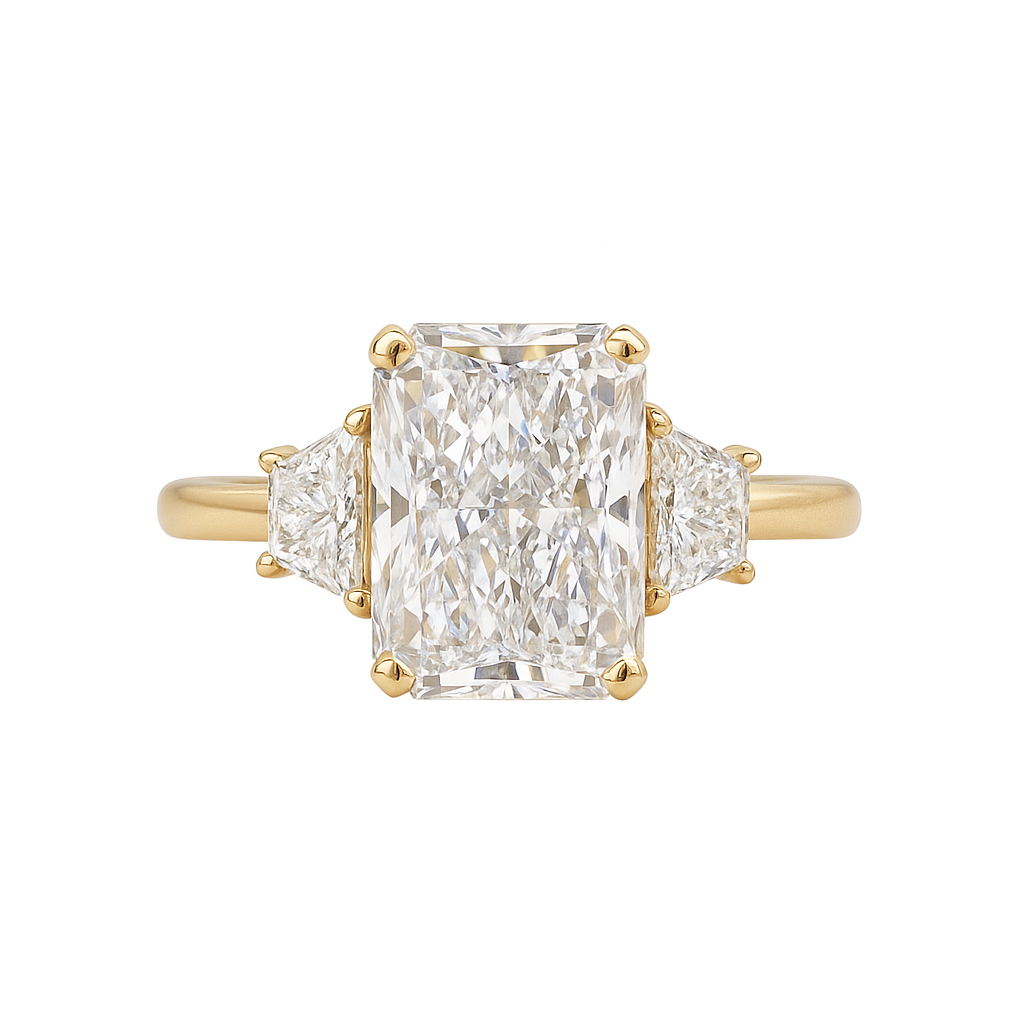 TRIO RADIANT ENGAGEMENT RING