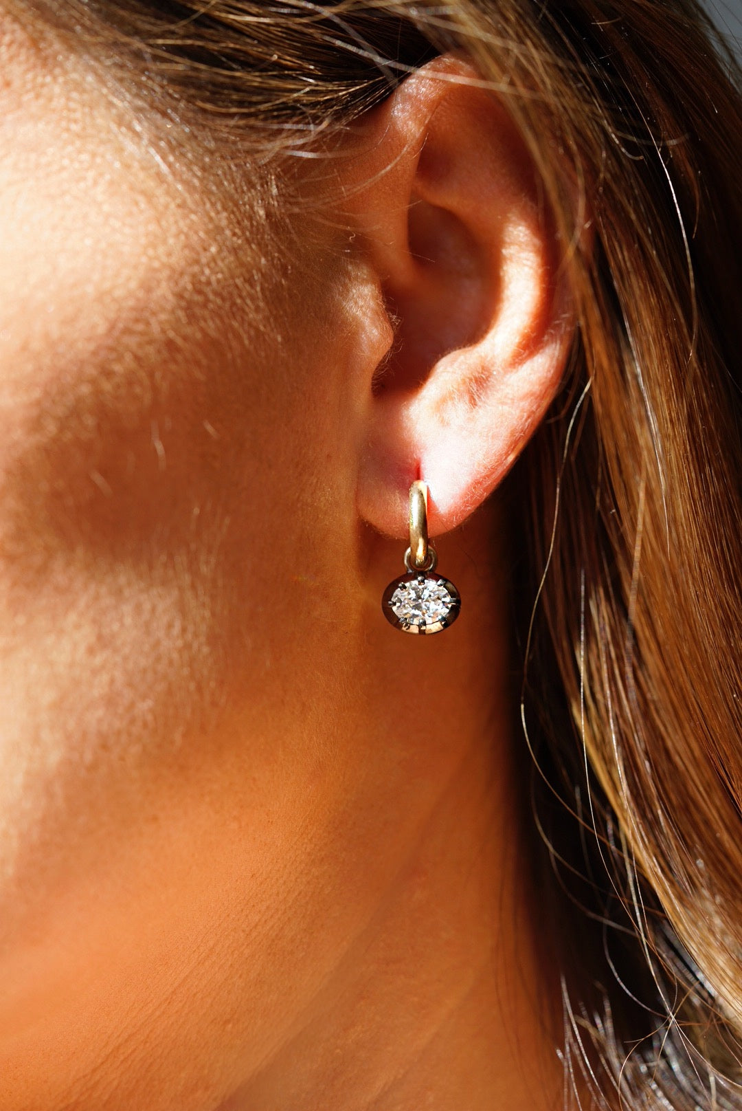 BIANCA OVAL EARRINGS