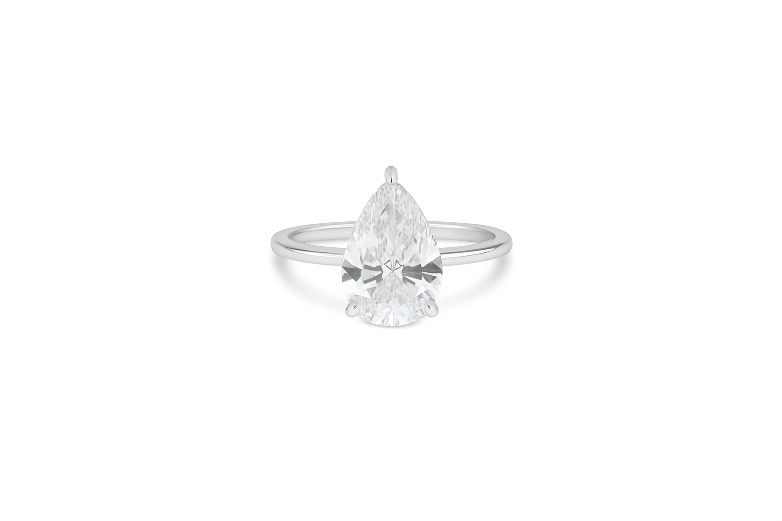 PEAR ENGAGEMENT RING