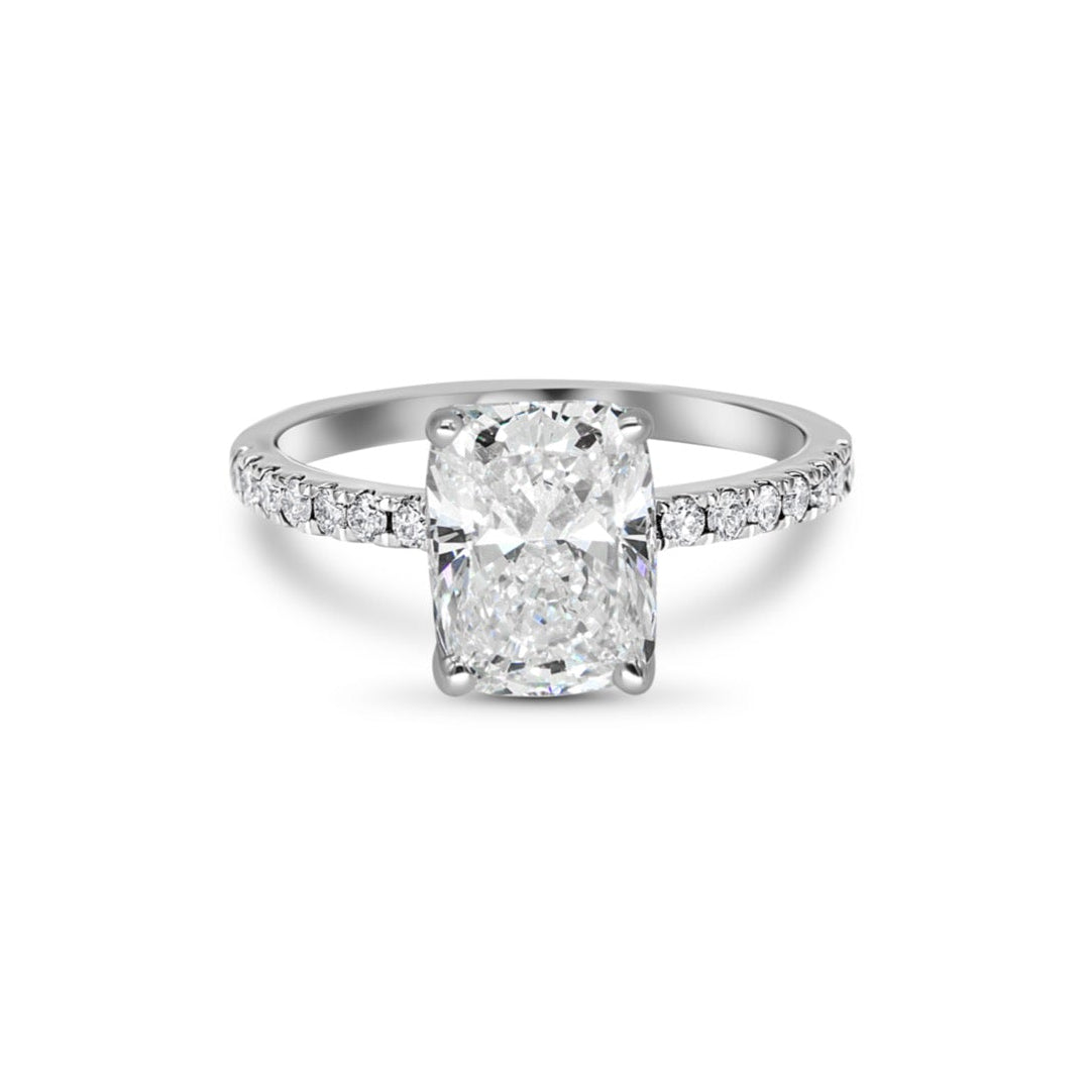 RADIANT PAVÈ ENGAGEMENT RING