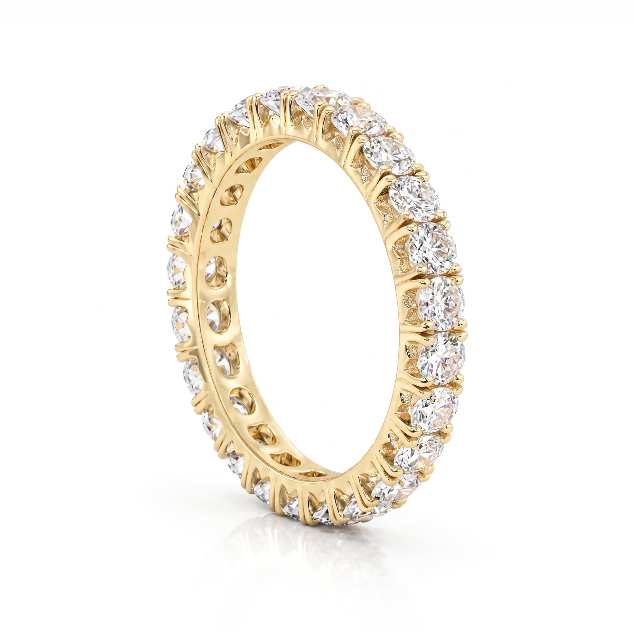 FRENCH PAVE ETERNITY RING