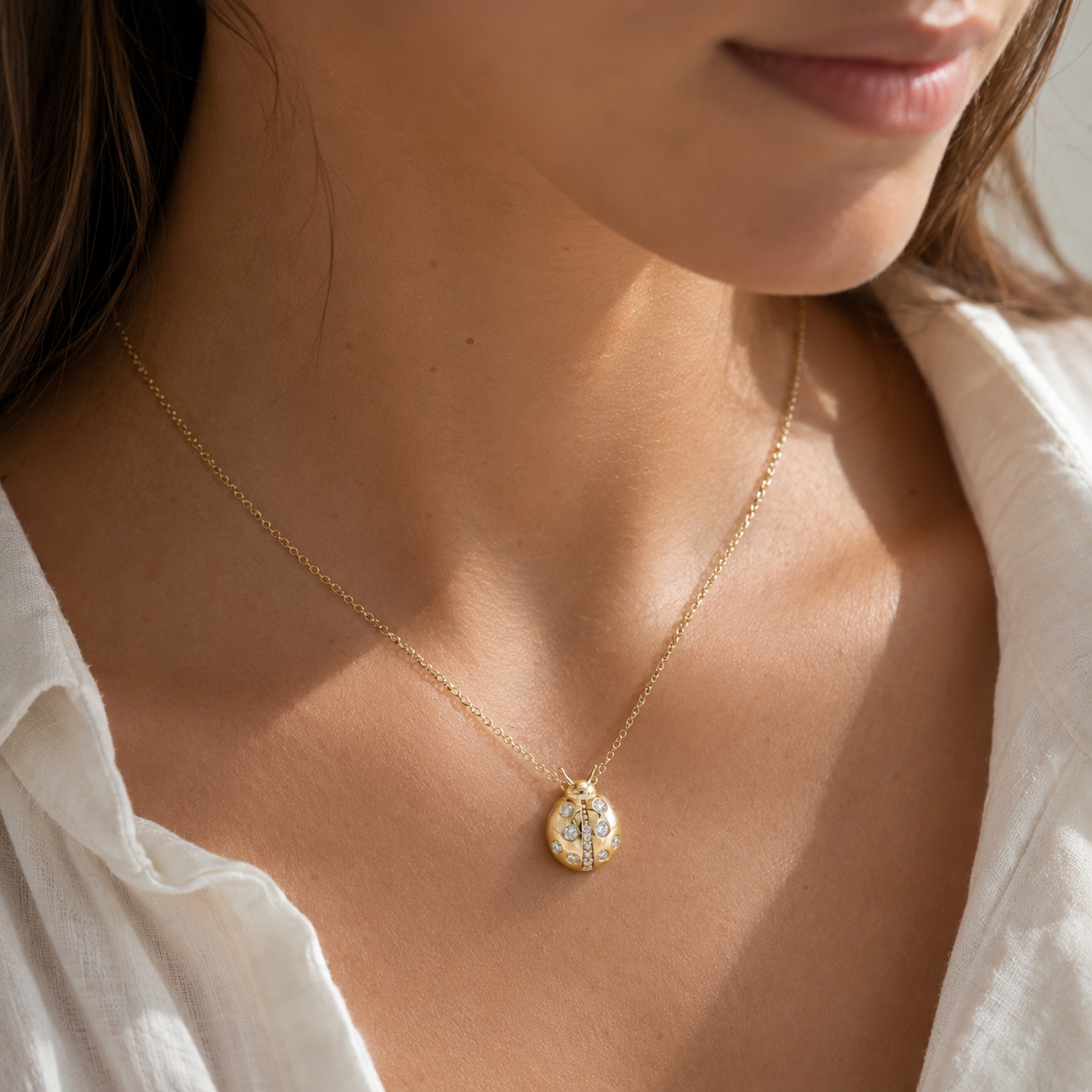 LADYBUG NECKLACE
