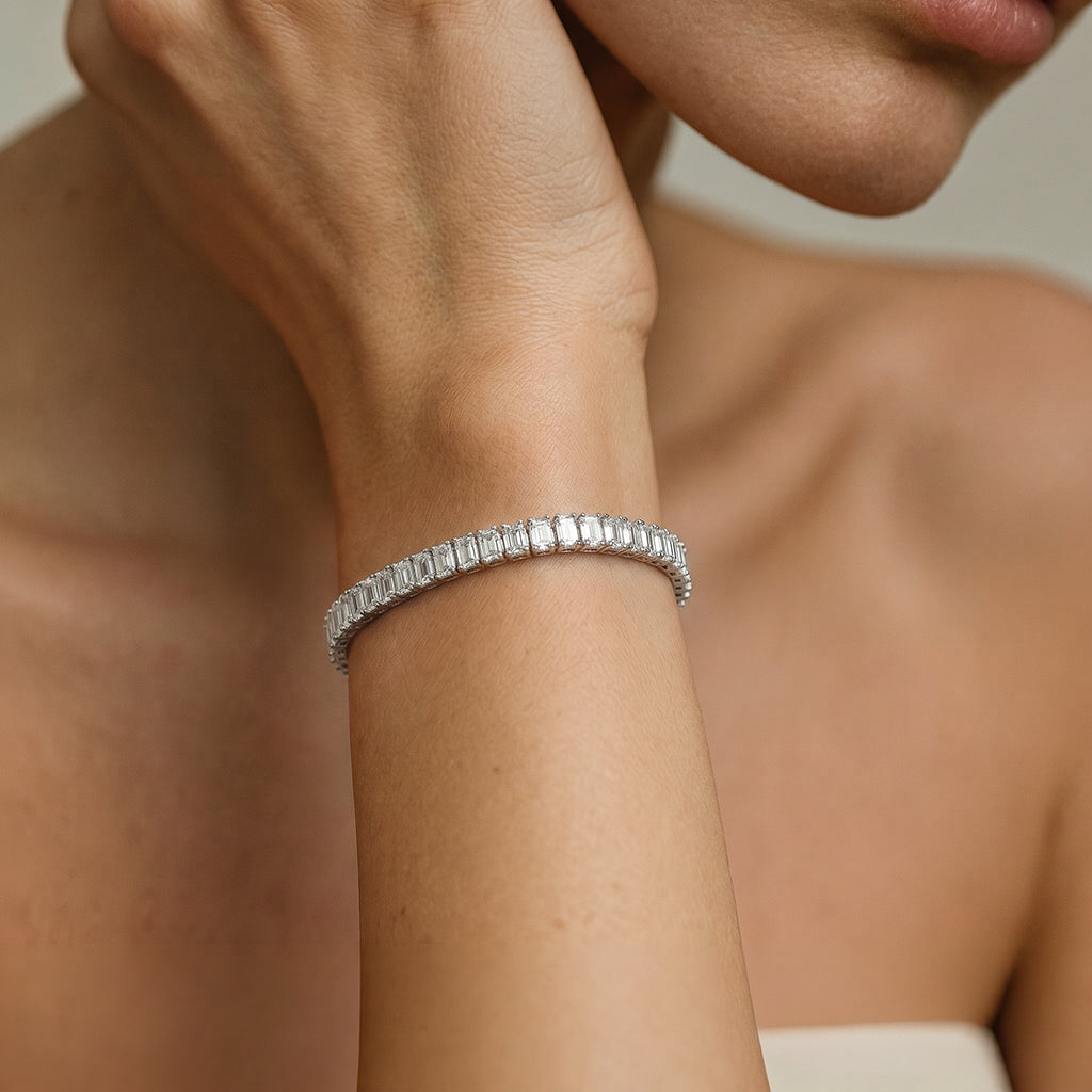 MABEL EMERALD TENNIS BRACELET