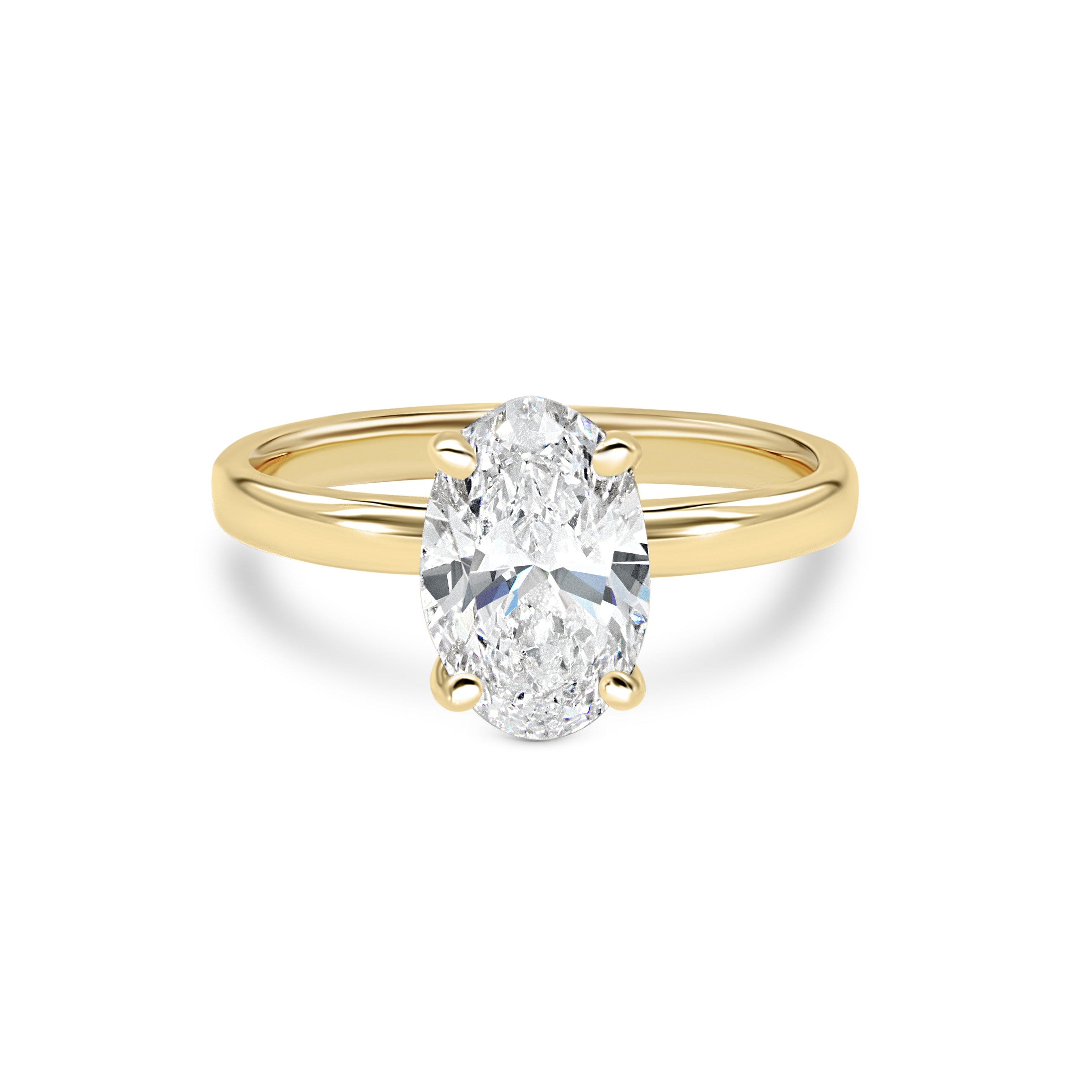 OVAL ENGAGEMENT RING