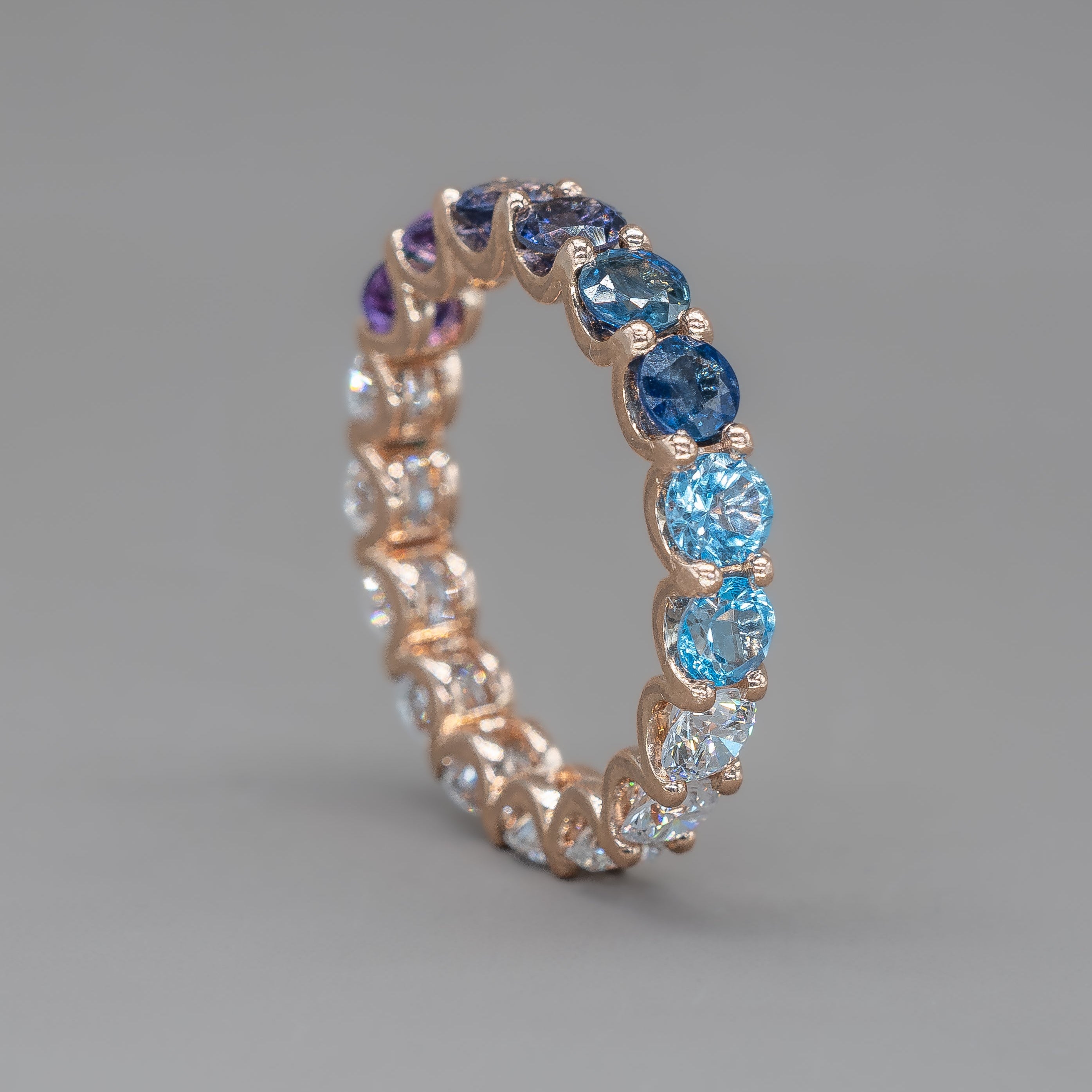 UNDECIDED OCEAN ETERNITY RING