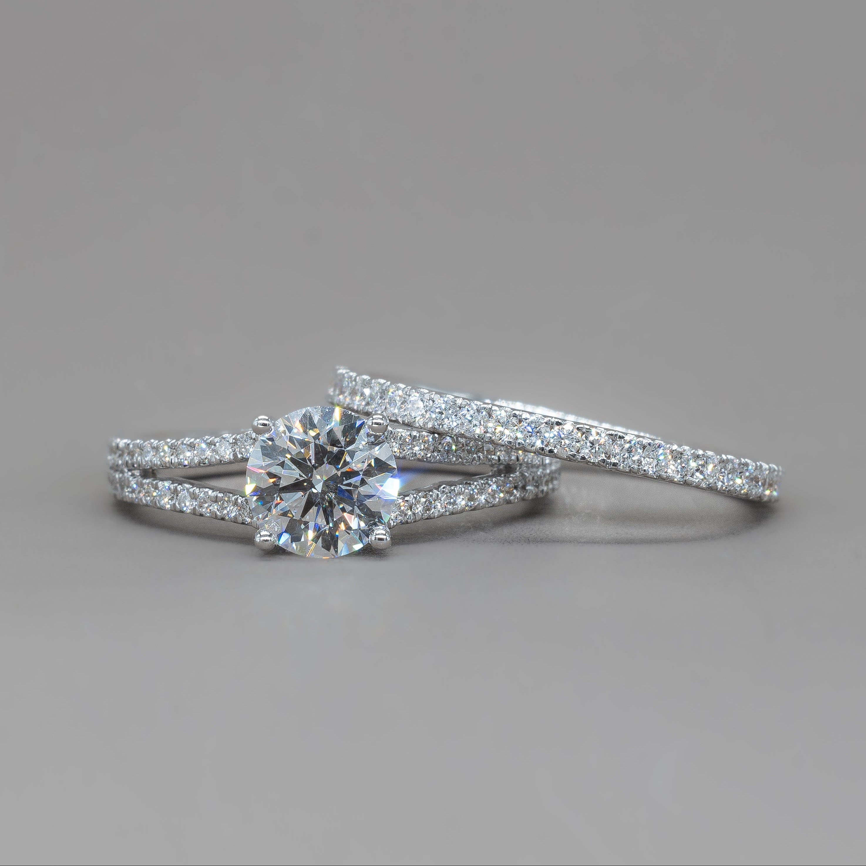 ROUND SPLIT SHANK ENGAGEMENT RING
