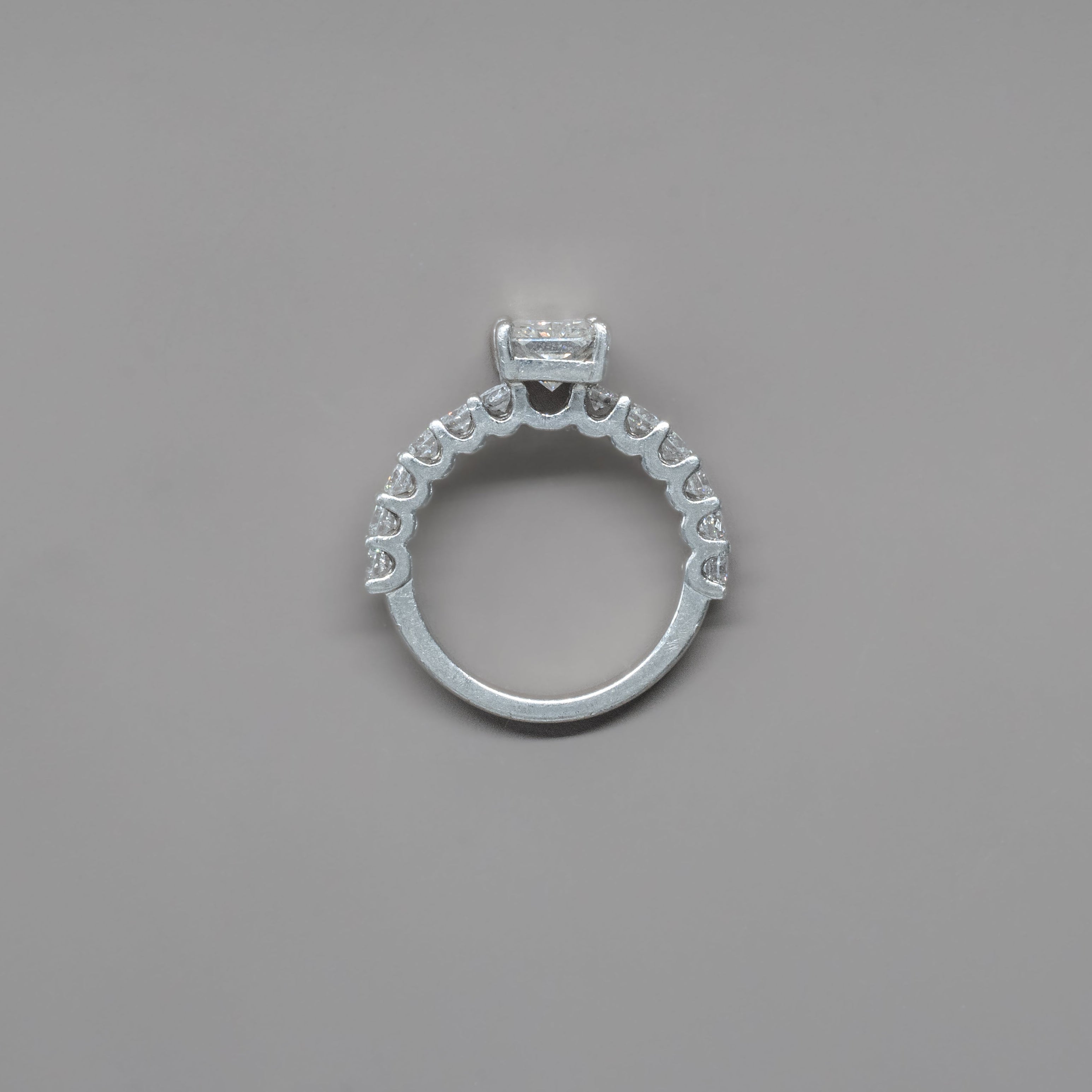 RADIANT BIG PAVÈ ENGAGEMENT RING
