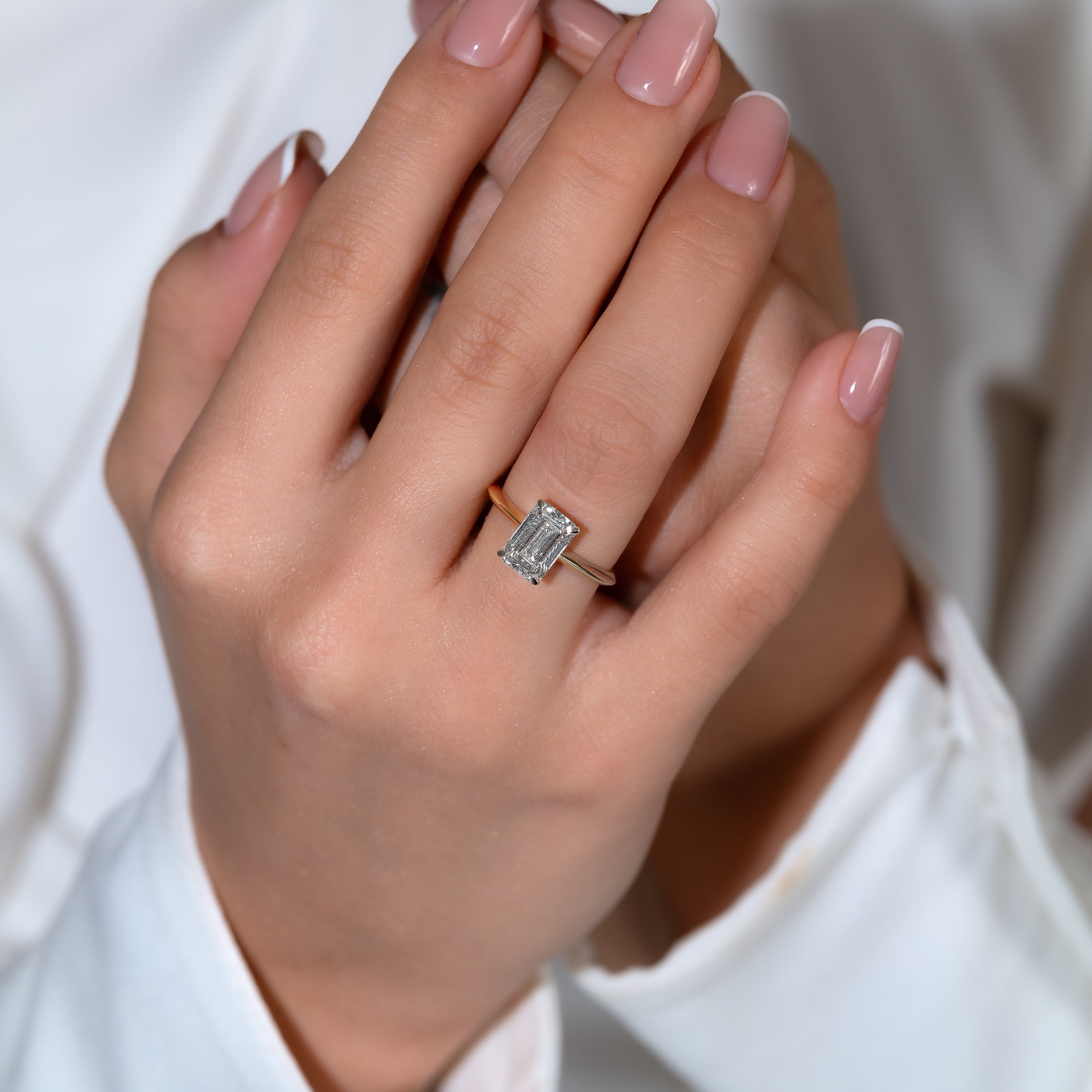 EMERALD ENGAGEMENT RING