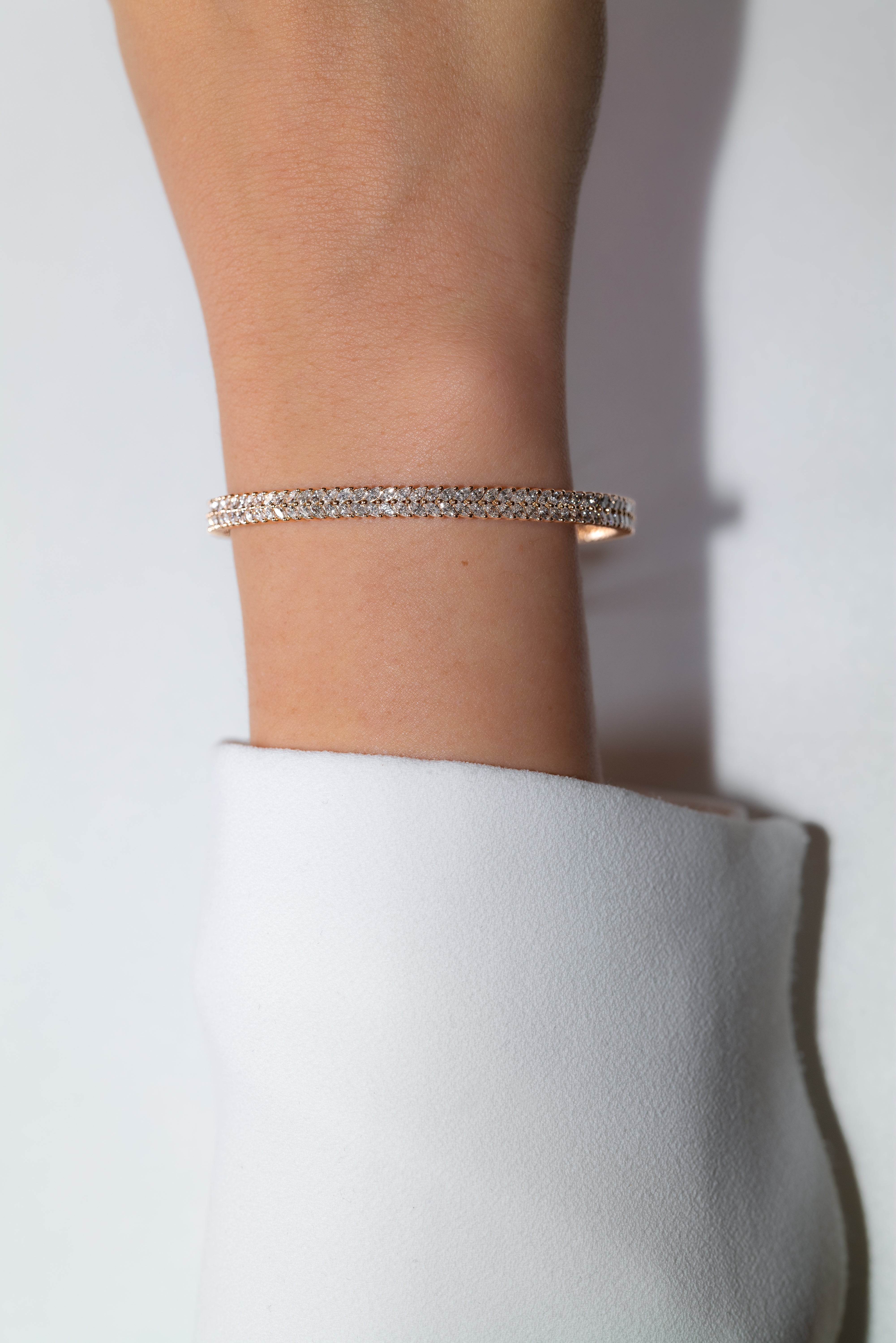 MARQUISE BANGLE BRACELET