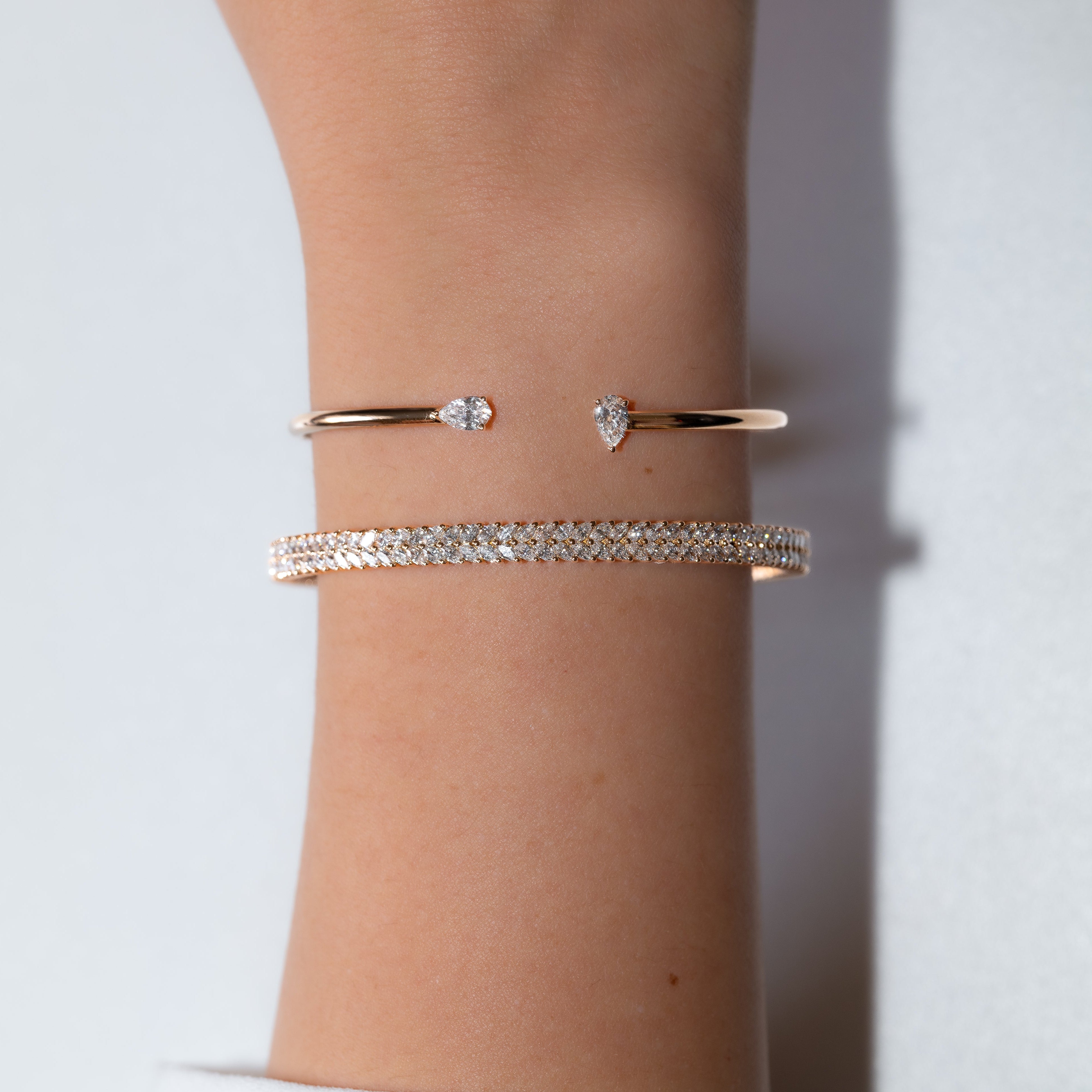 MARQUISE BANGLE BRACELET