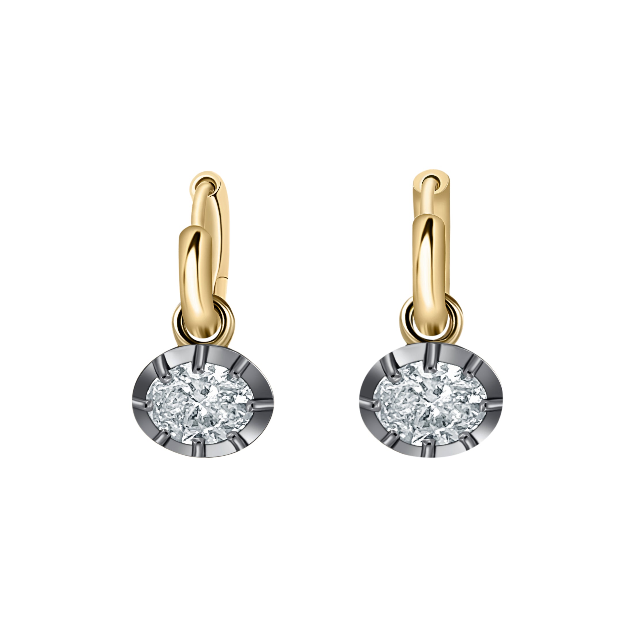BIANCA OVAL EARRINGS