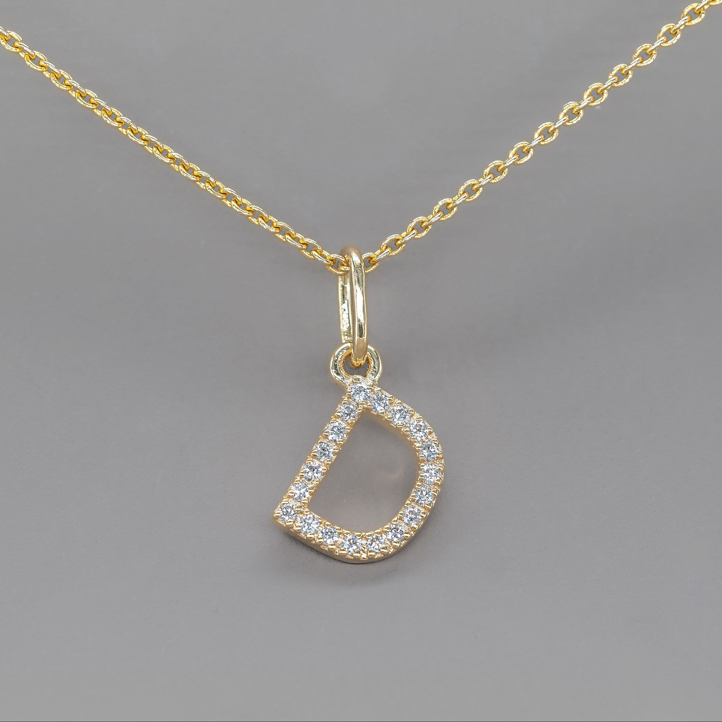 LETTER CHARM FOR NECKLACE